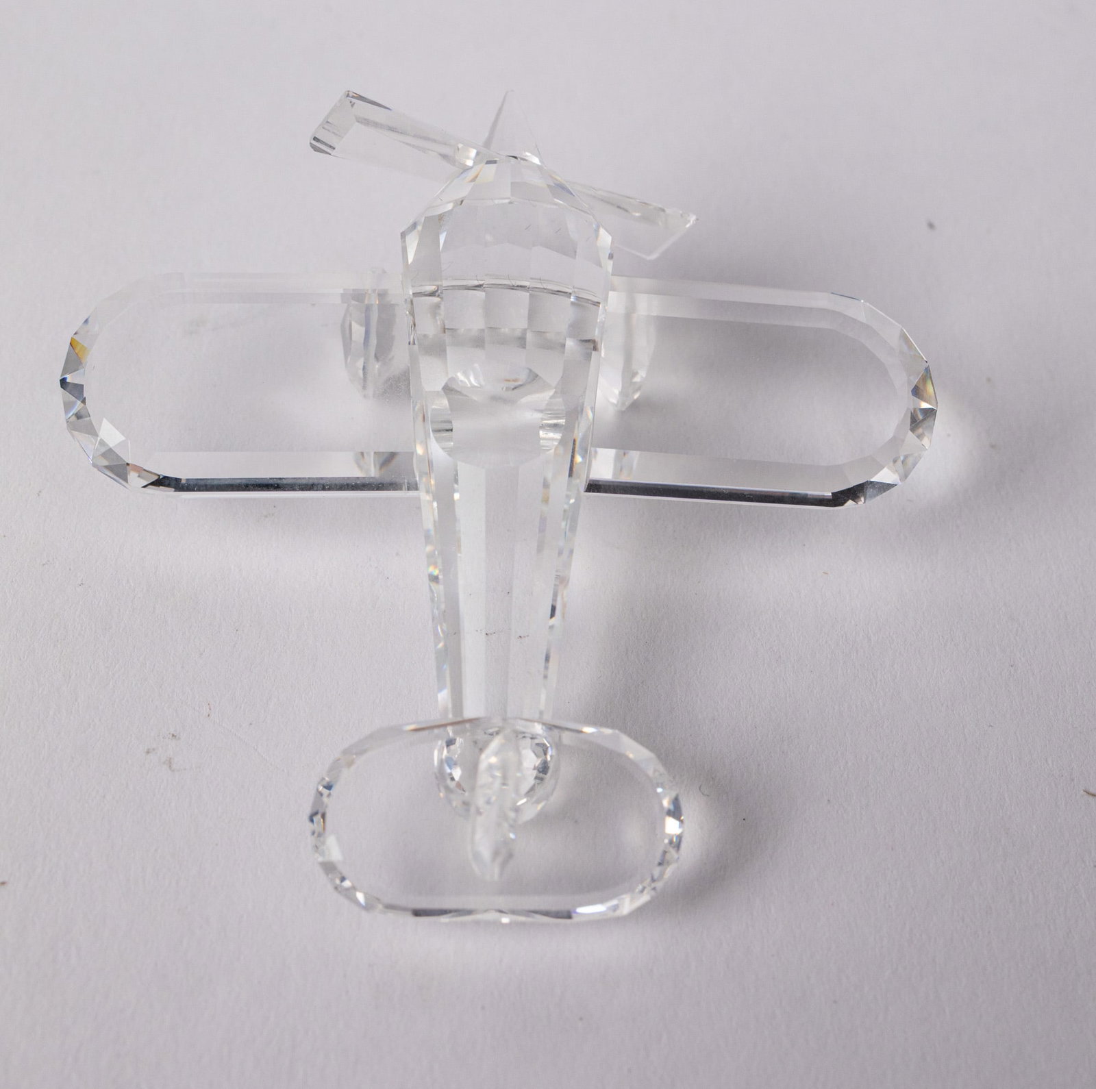 Swarovski " Airplane" Crystal Figurine IOB - 7