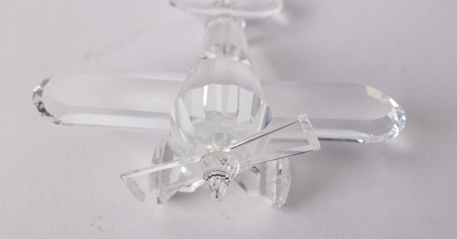 Swarovski " Airplane" Crystal Figurine IOB - 8