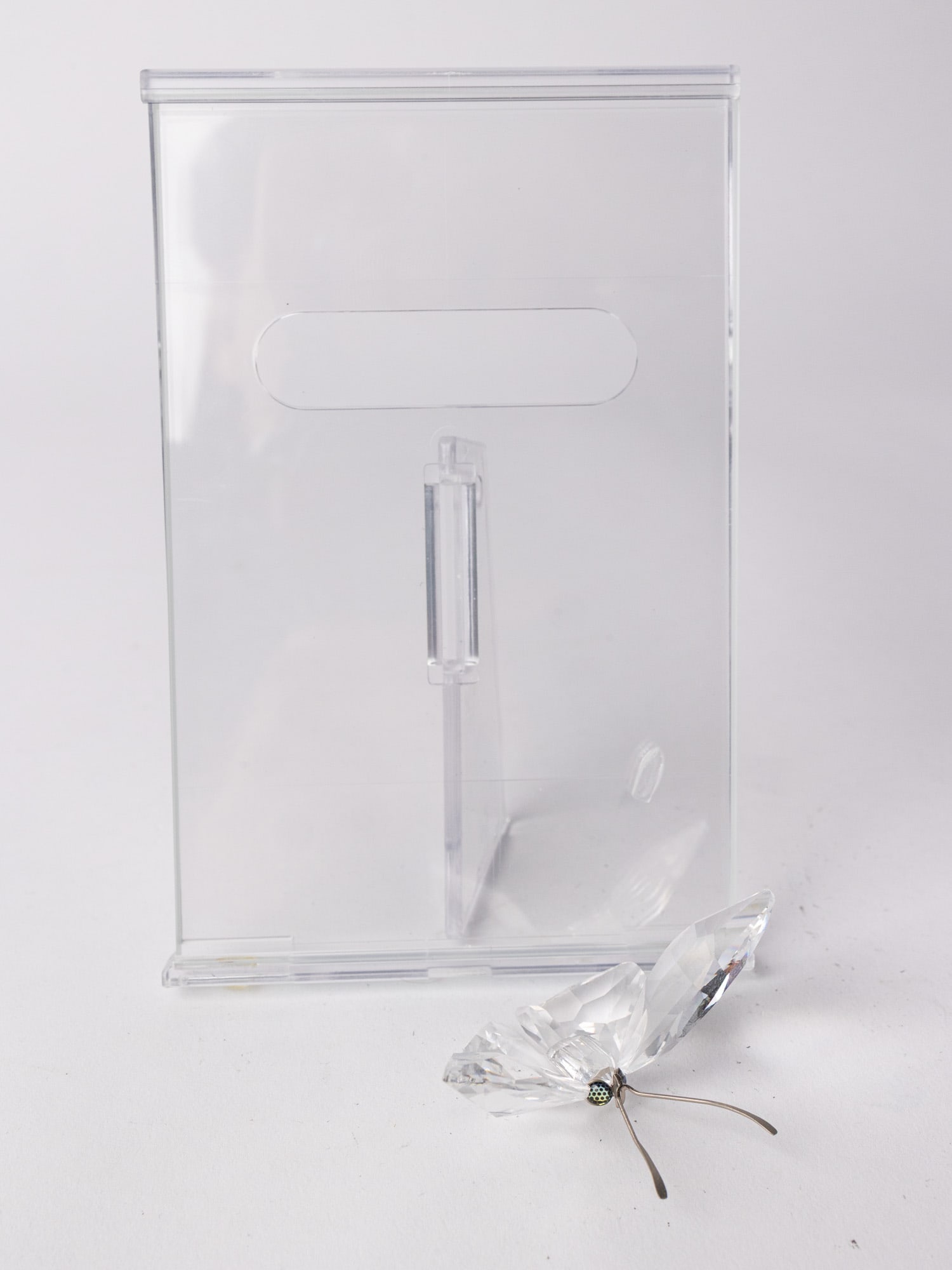 Swarovski Silver Crystal Picture Frame with Butterfly IOB - 4