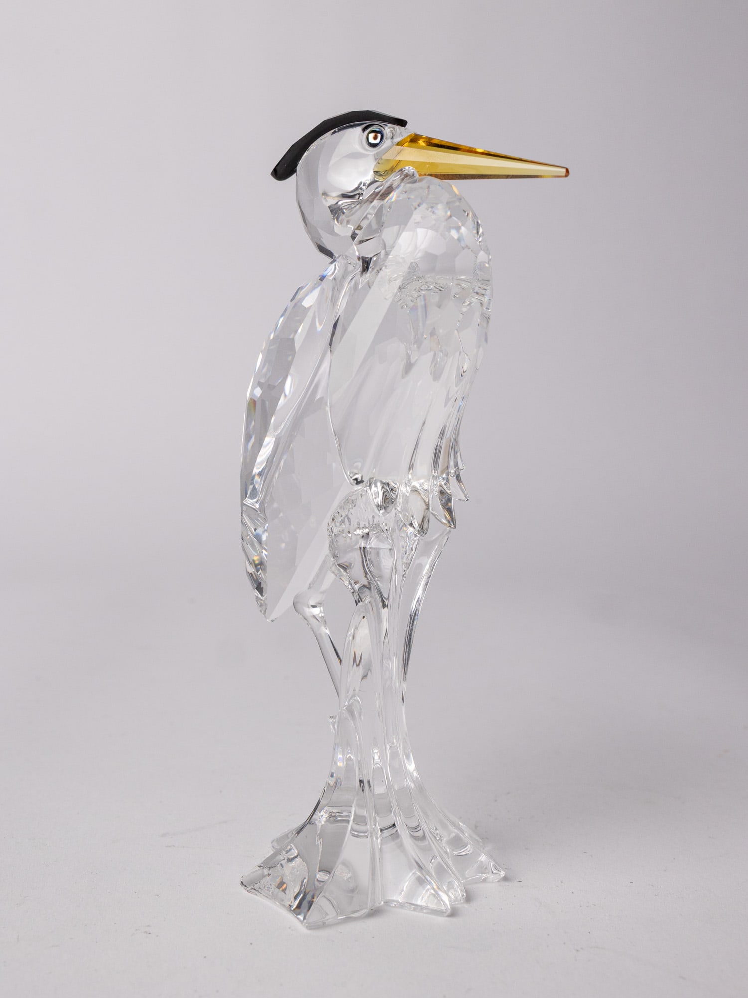 Swarovski Crystal Silver Heron IOB - 5