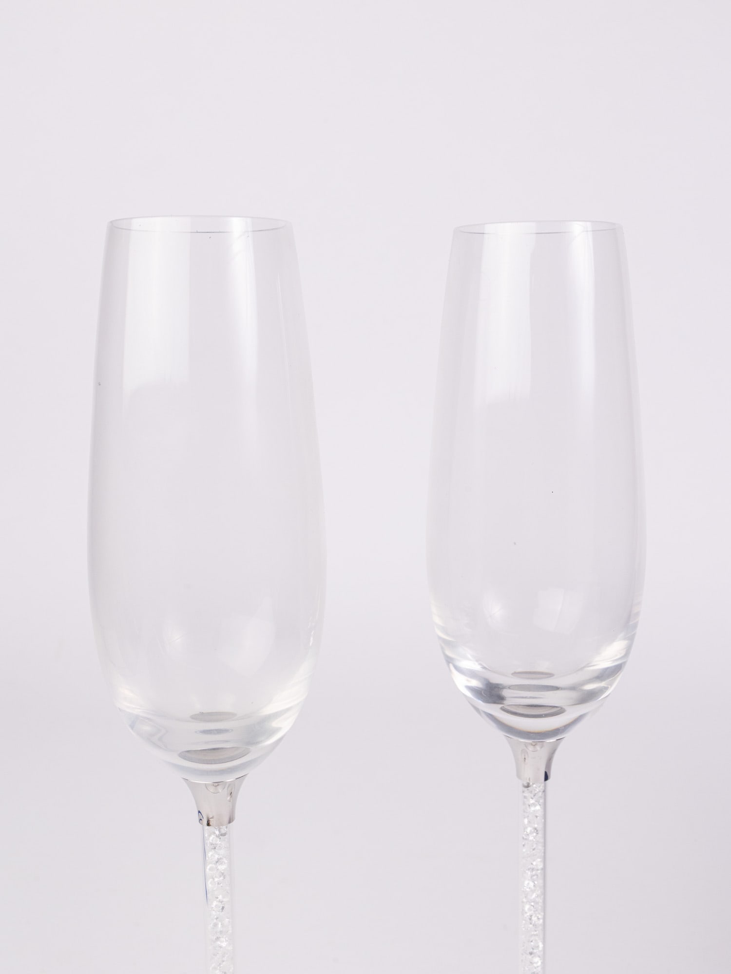 Pair of Swarovski Selection Crystalline Toasting Flutes IOB - 5