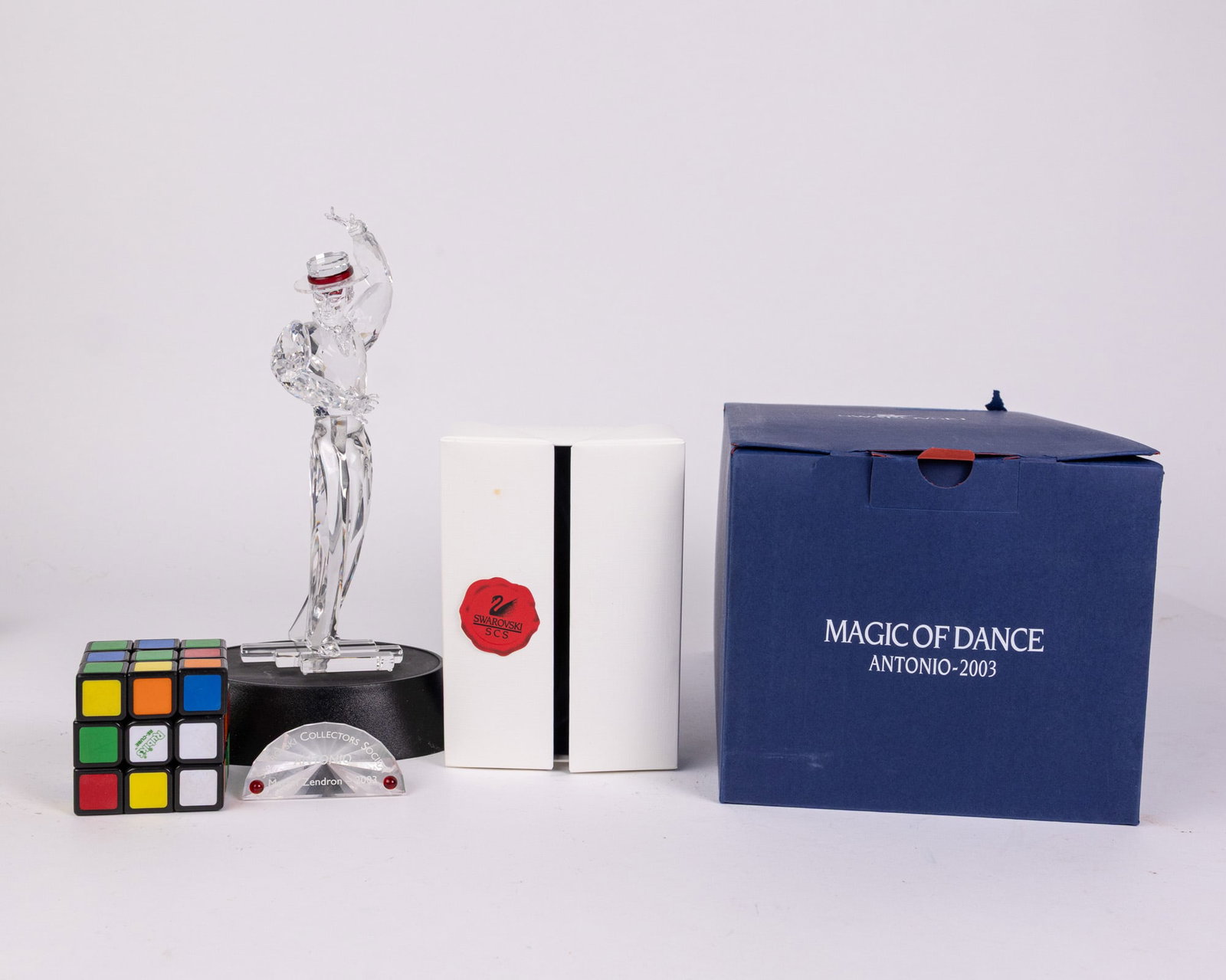2003 Swarovski Crystal "Magic of Dance" Antonio Figurine IOB - 2