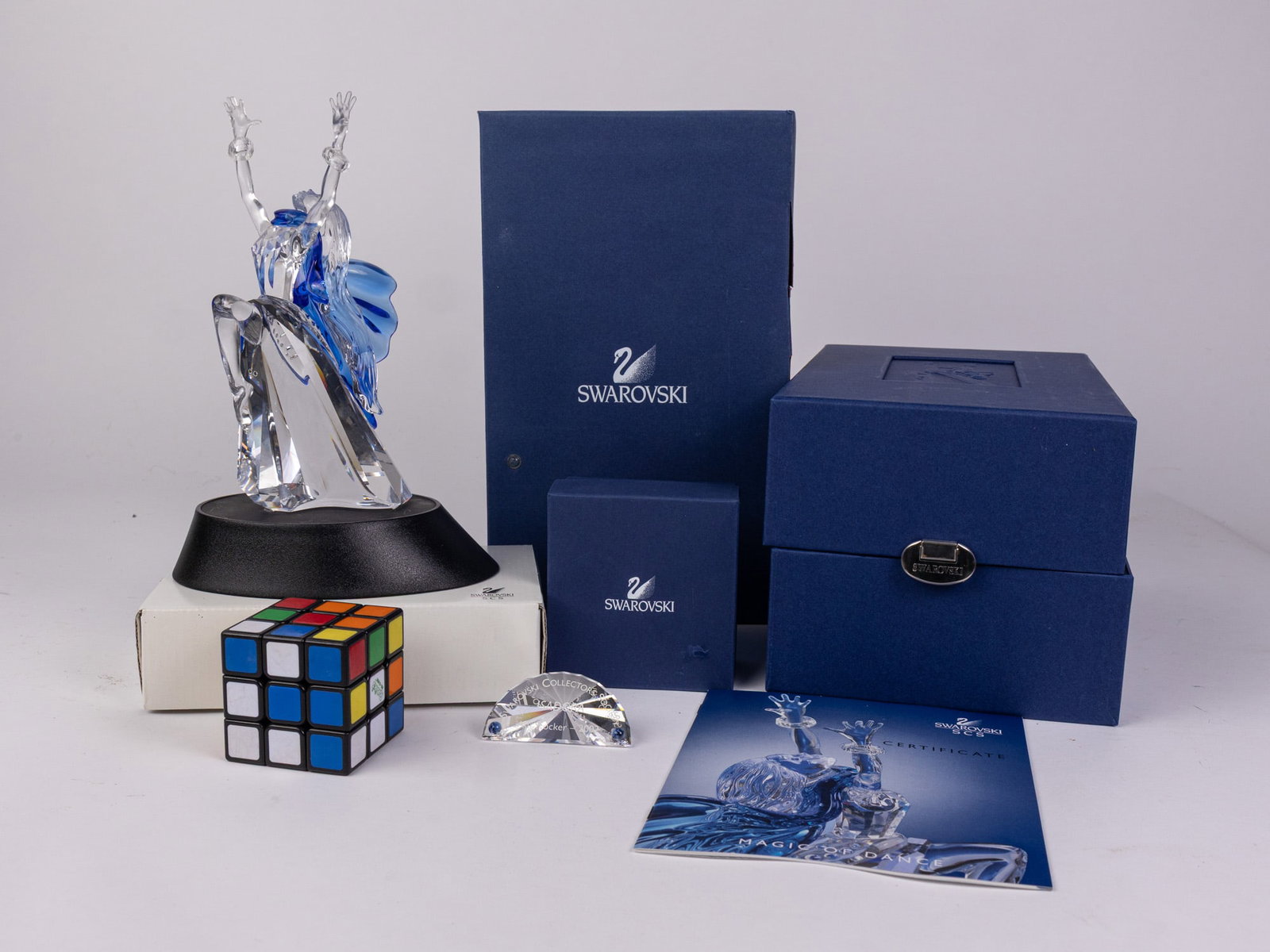 2002 Swarovski Crystal "Magic of Dance" Isadora Figurine IOB - 2
