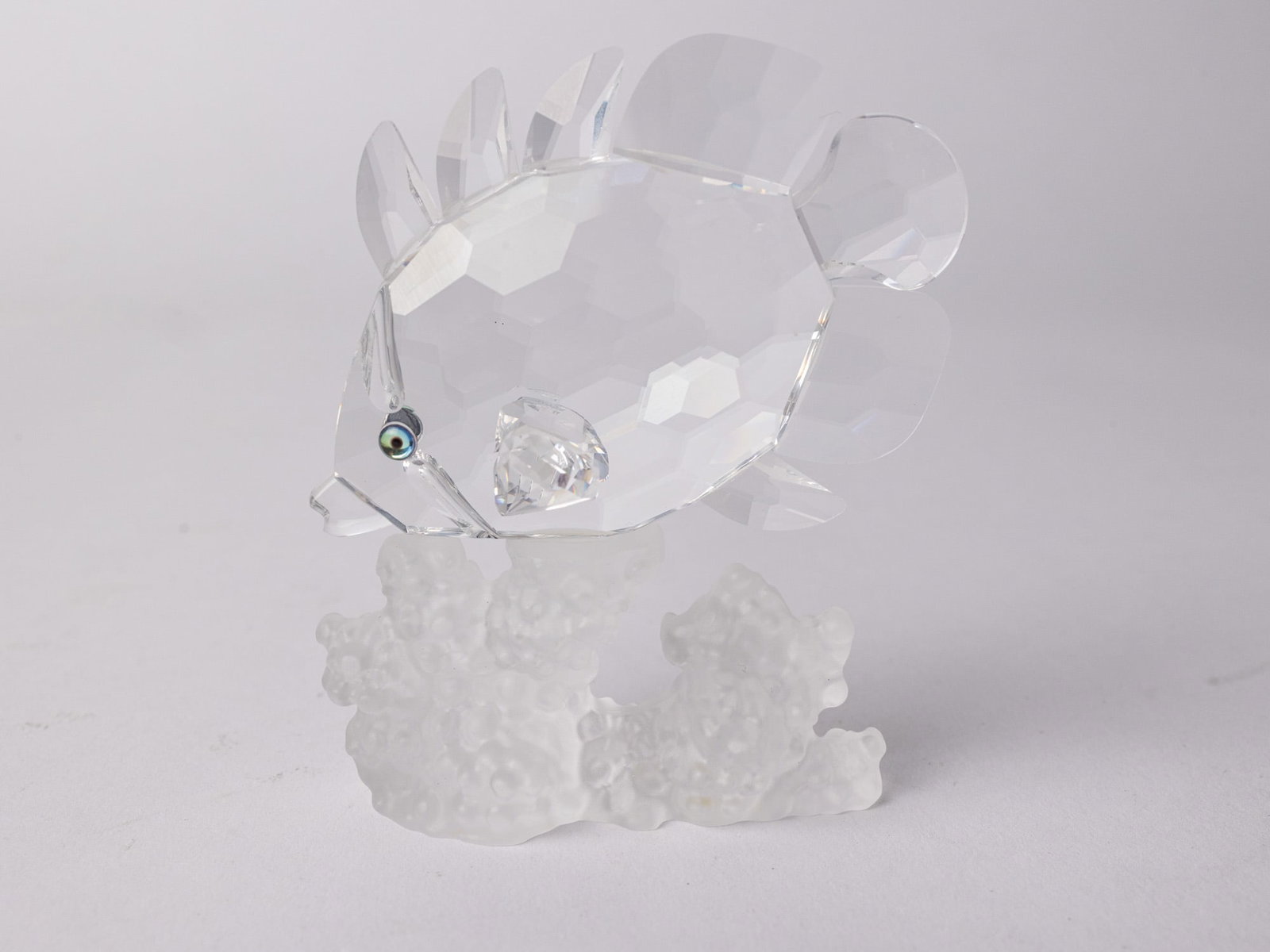 Swarovski " Butterfly Fish on Coral" Crystal Figurine IOB - 4