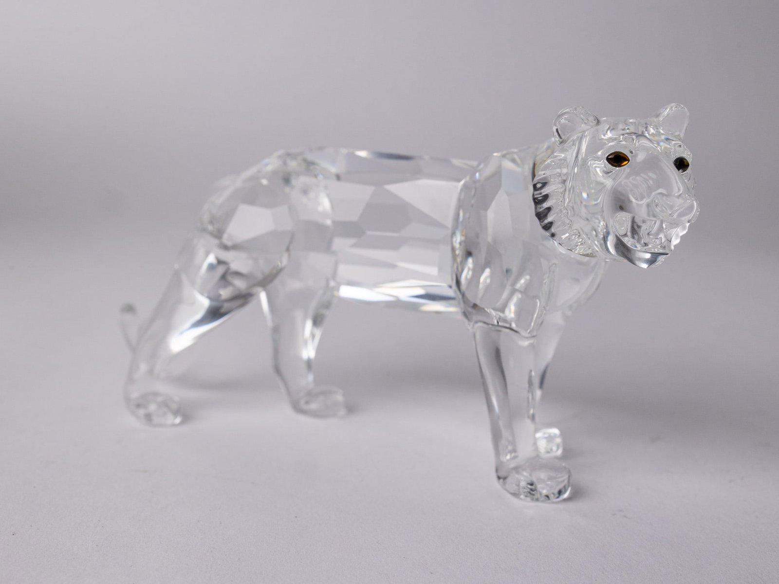 Swarovski Silver Crystal Tiger IOB - 2