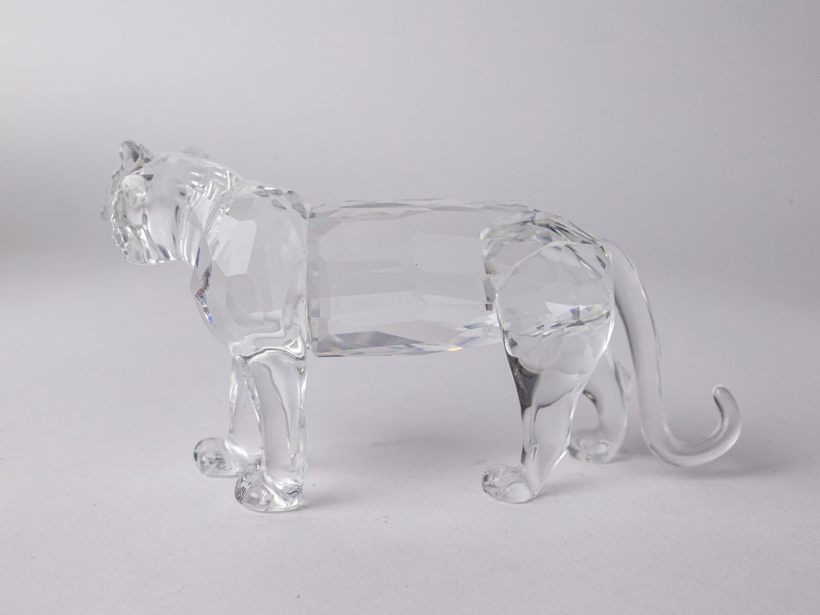 Swarovski Silver Crystal Tiger IOB - 3