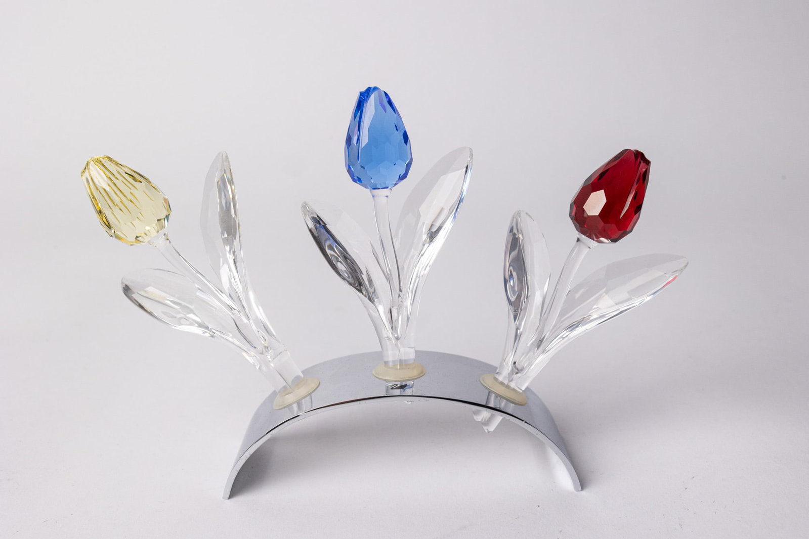 Swarovski Crystal Society Tulips with Display Stands IOB - 5