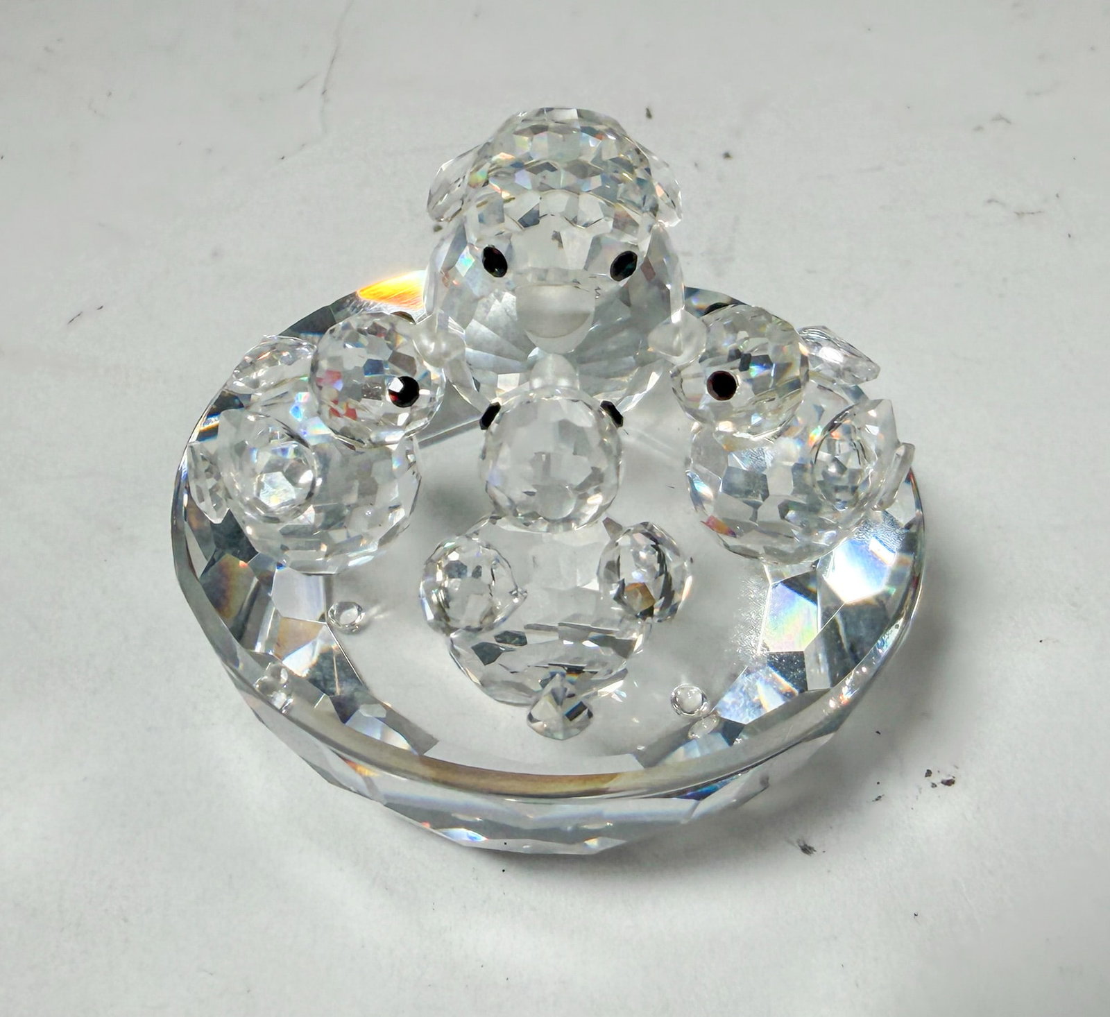 Swarovski Silver Crystal Bird's Nest IOB - 2