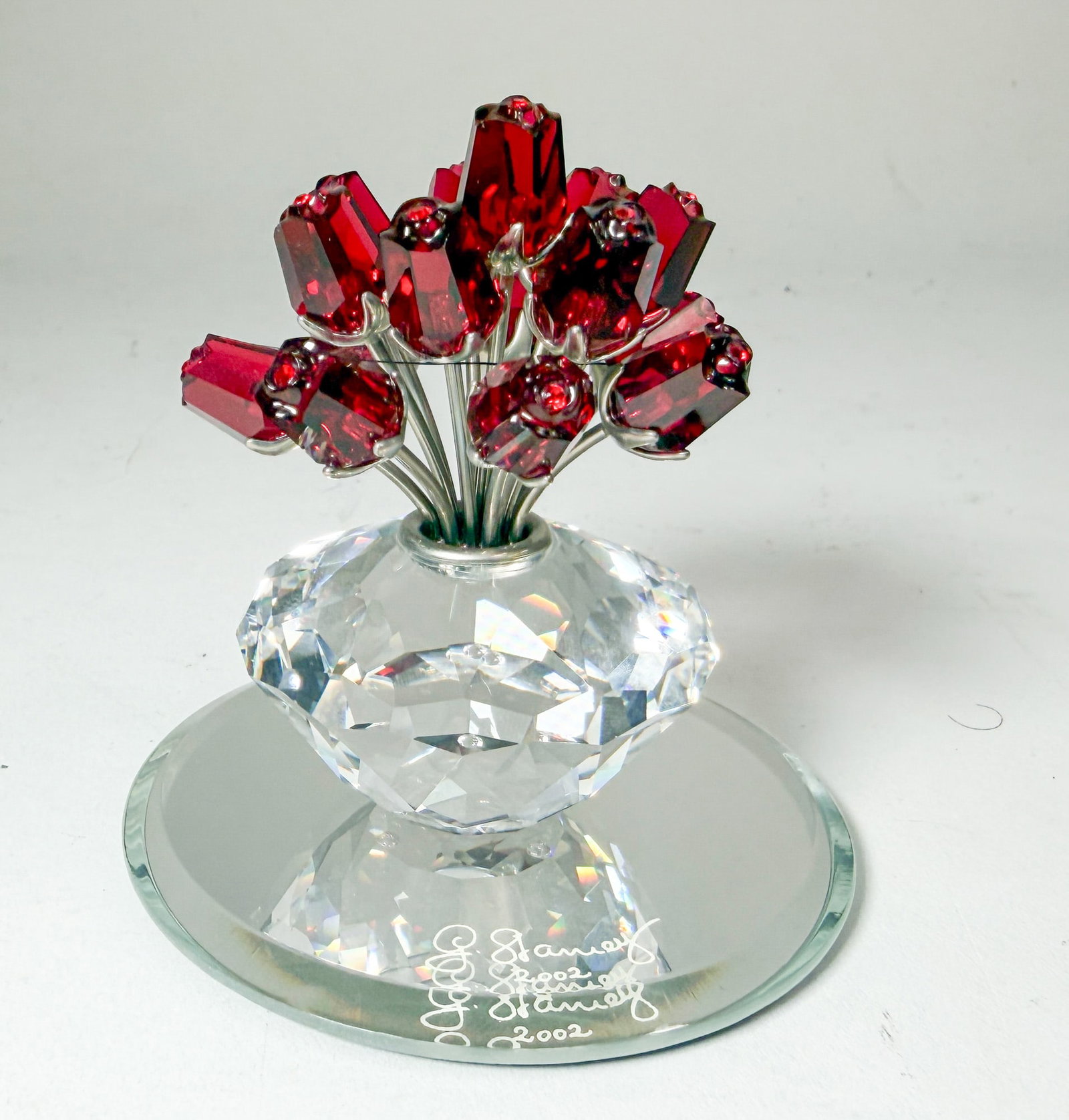 Swarovski Crystal "The Vase of Roses" IOB - 2