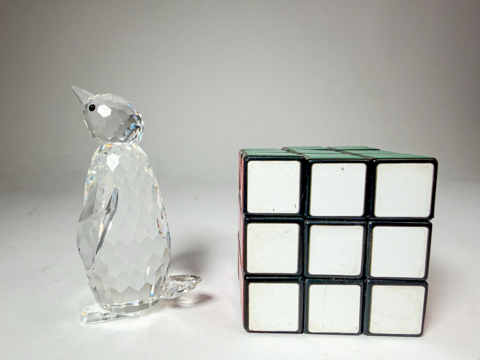 Swarovski Silver Crystal Penguin IOB - 5