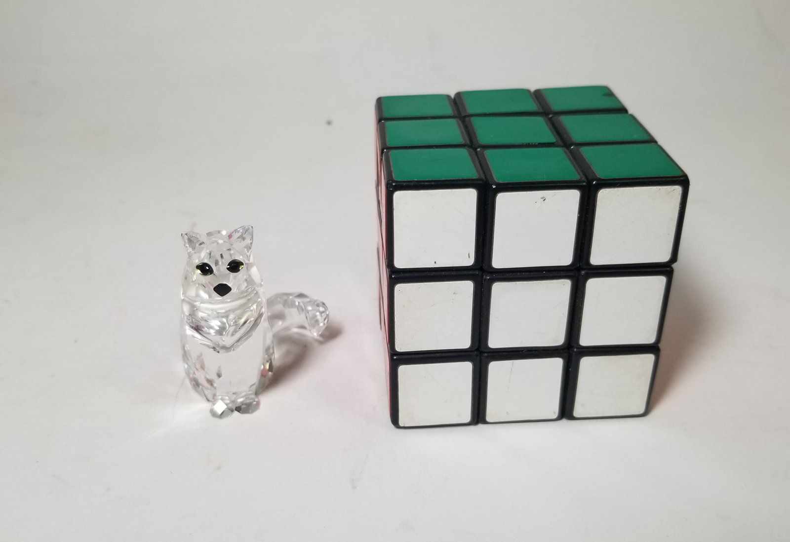 Swarovski " Sitting Cat " Crystal Figurine IOB - 4