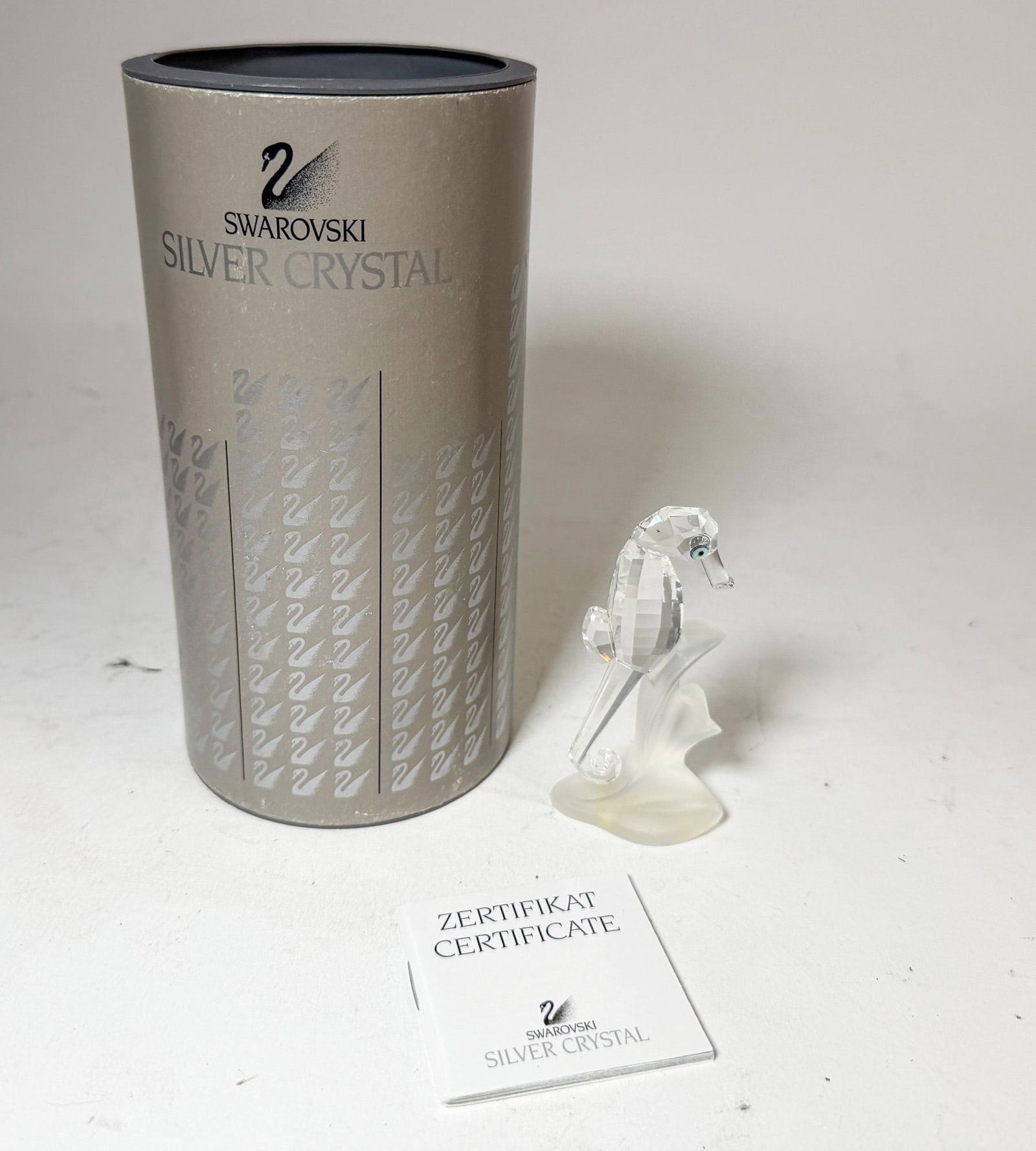 Swarovski Silver Crystal Sea Horse IOB (1 of 3)