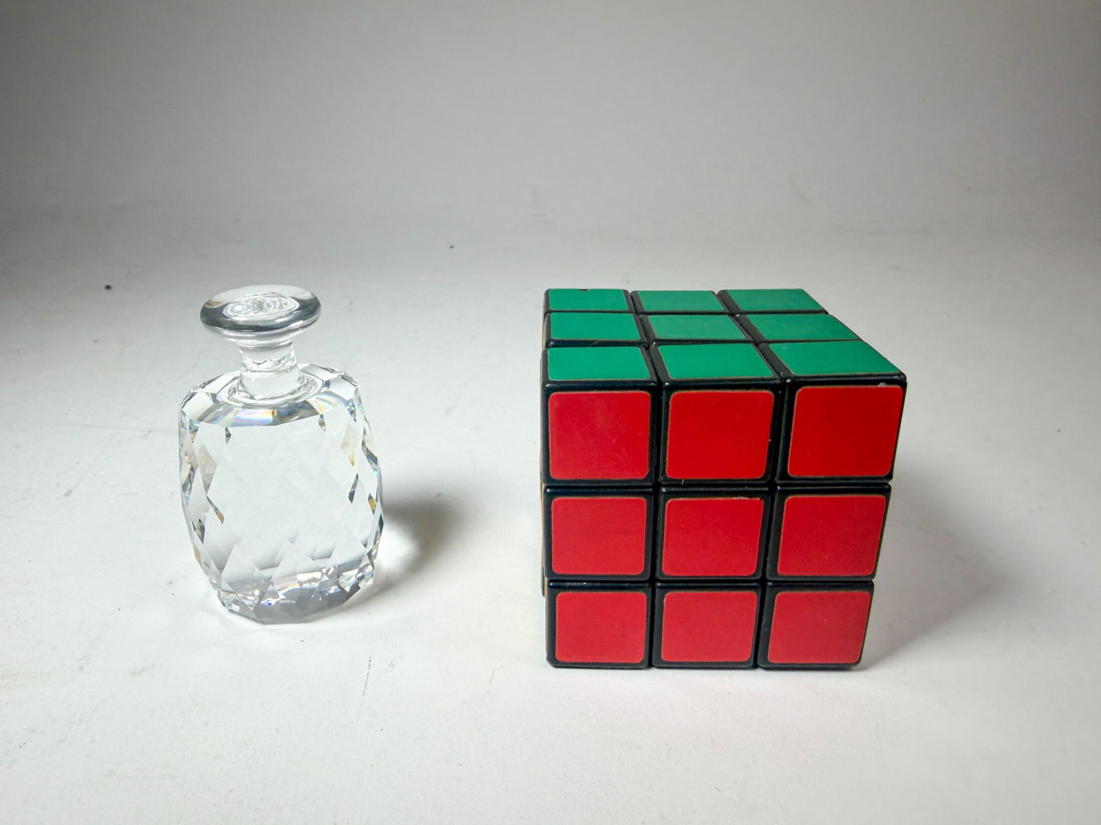 Swarovski " One Ton Paperweight " Crystal Figurine IOB - 3