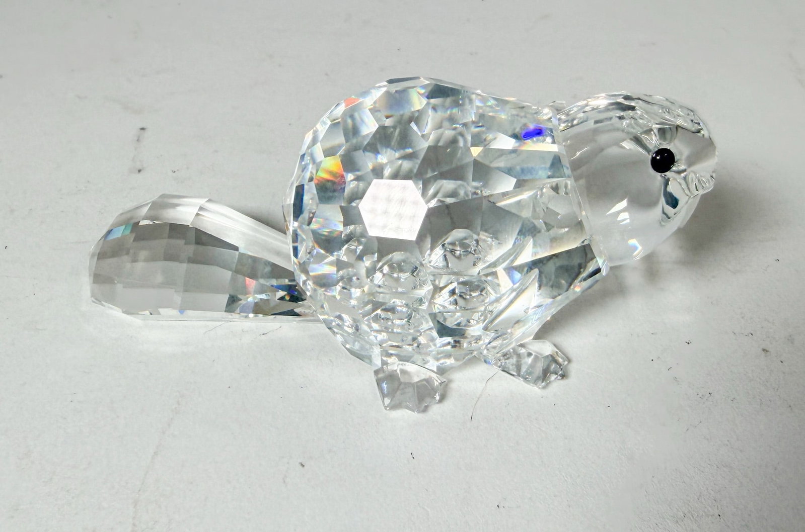 Swarovski Silver Crystal Mother Beaver IOB - 2
