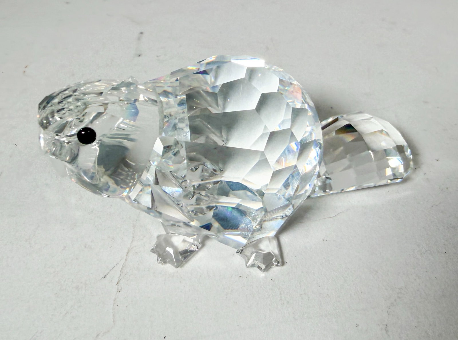 Swarovski Silver Crystal Mother Beaver IOB - 3