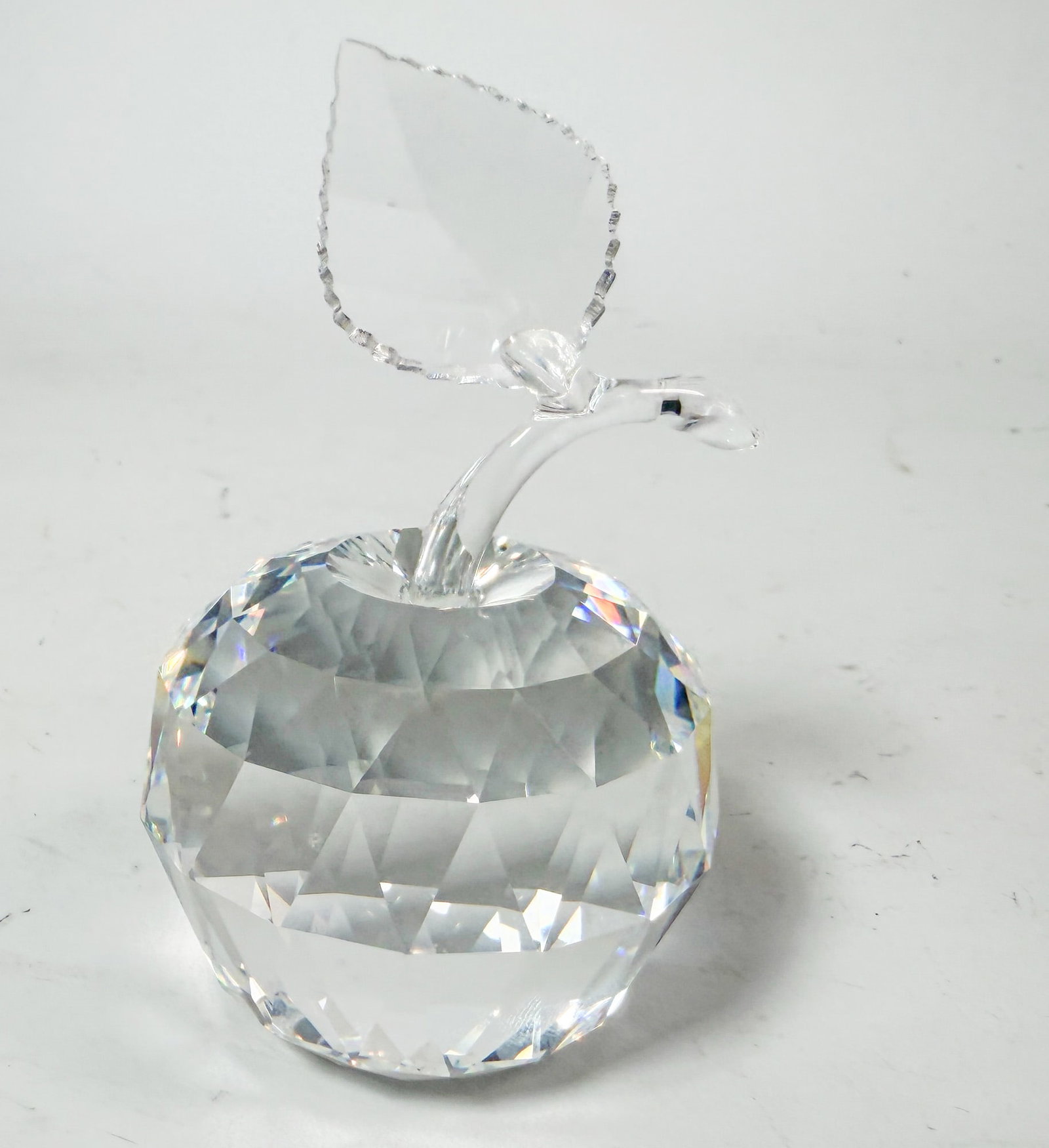 Swarovski Silver Crystal Apple IOB - 2