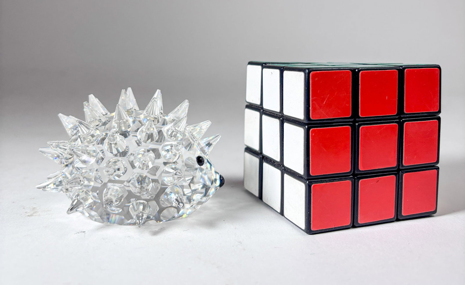 Swarovski Silver Crystal Large Hedgehog IOB - 4