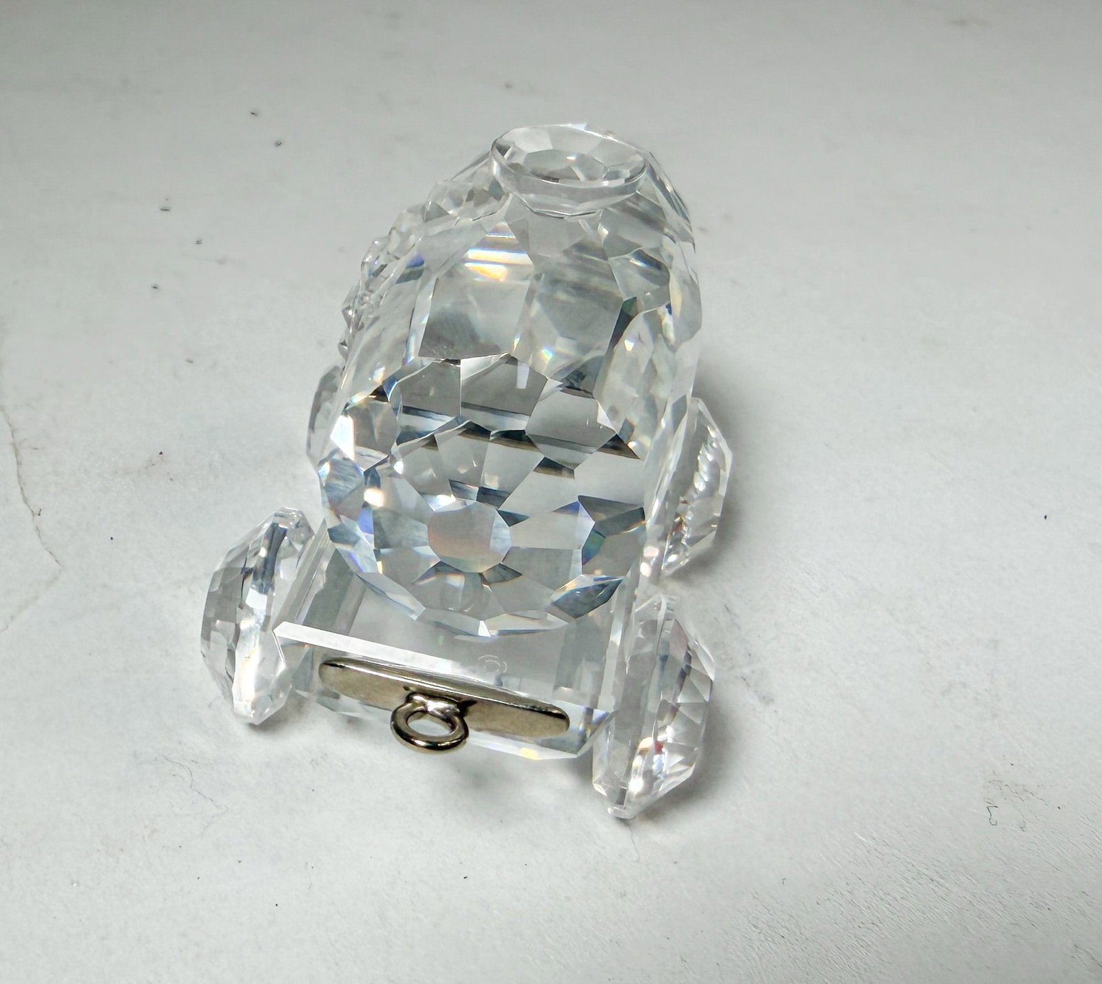 Swarovski Silver Crystal Tank Wagon IOB - 3