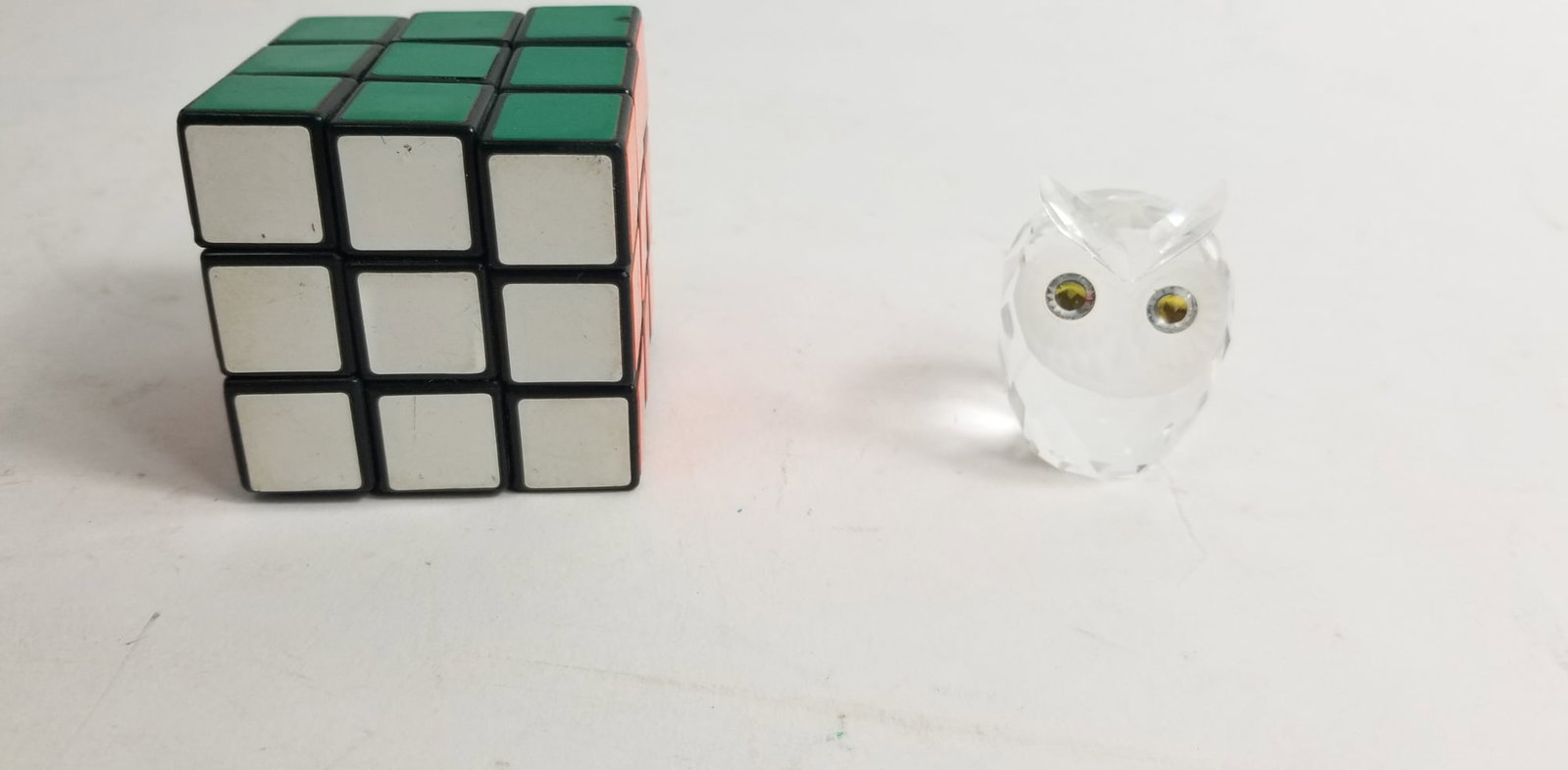 Swarovski Silver Crystal Owl IOB - 5