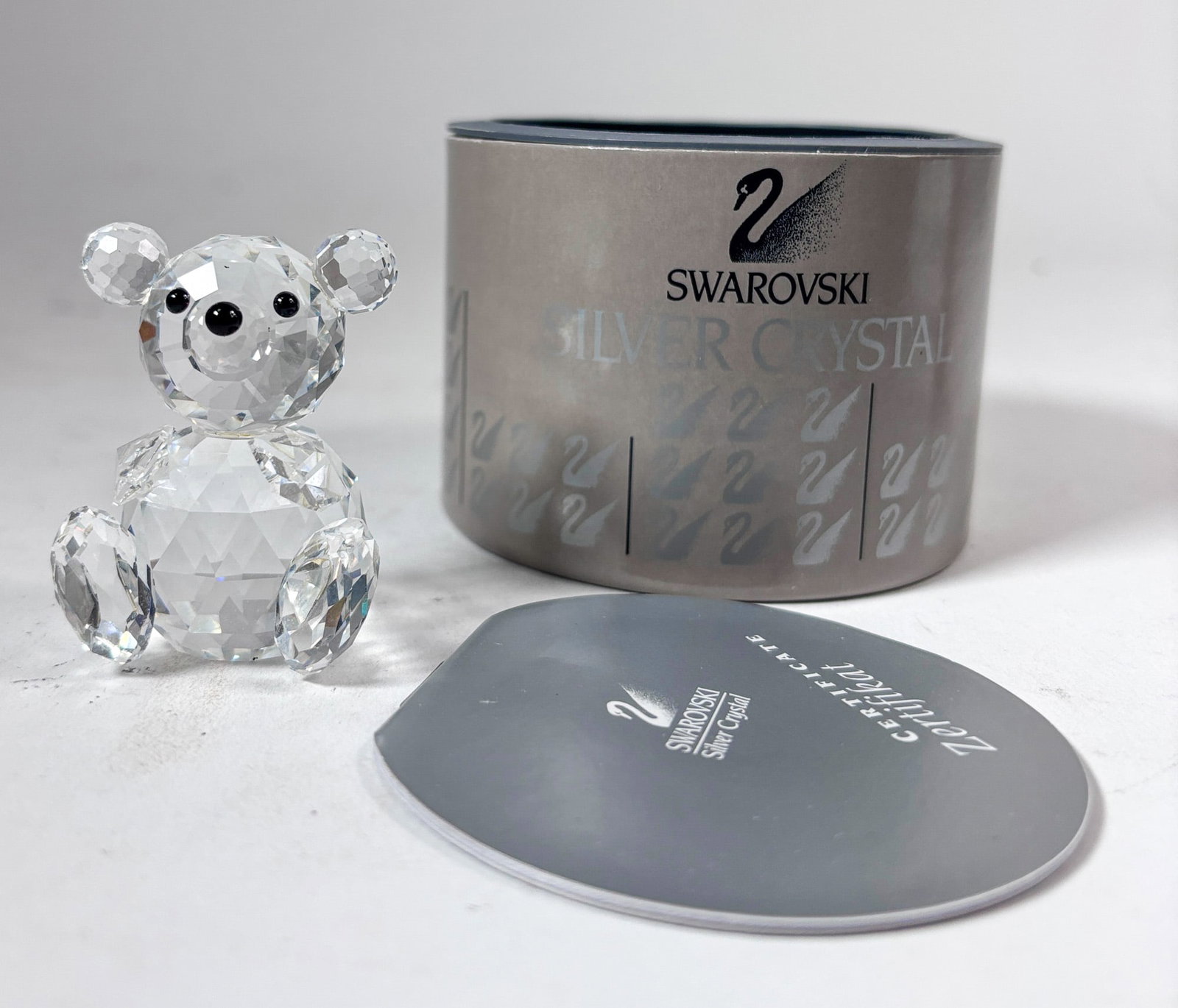 Swarovski " Small Sitting Bear" Crystal Figurine IOB (1 of 4)