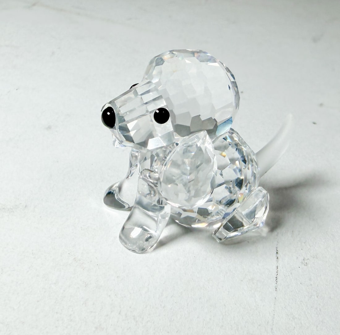 Swarovski " Beagle" Crystal Figurine IOB - 2
