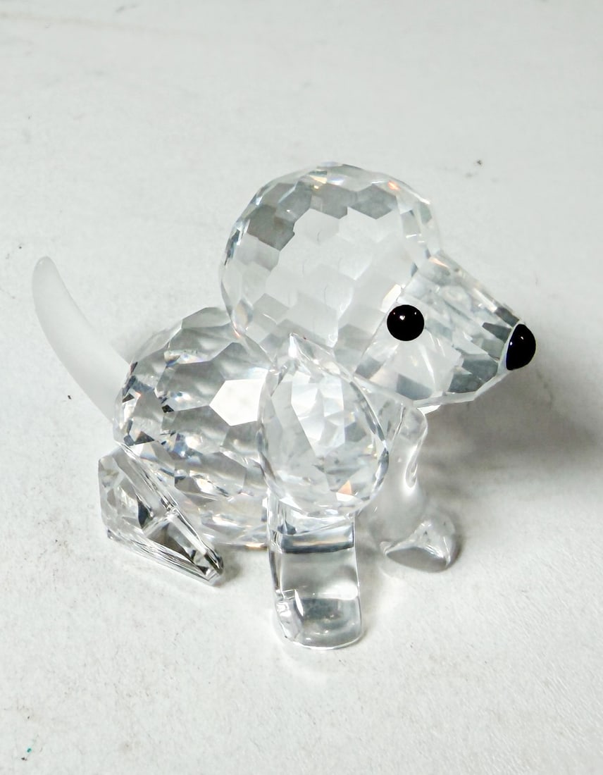 Swarovski " Beagle" Crystal Figurine IOB - 3