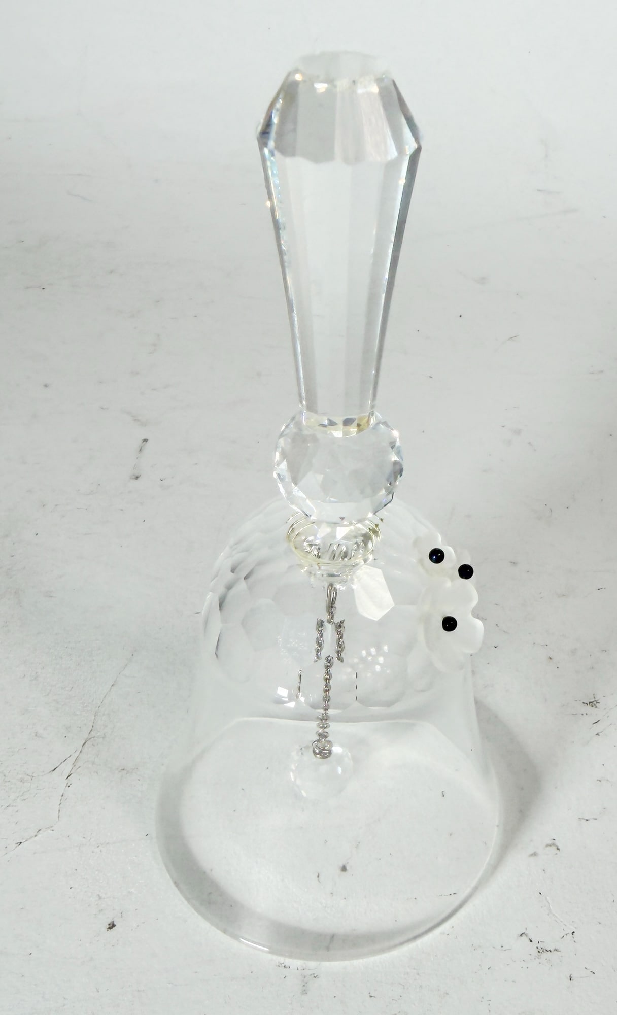 Swarovski Silver Crystal Table Bell IOB - 2