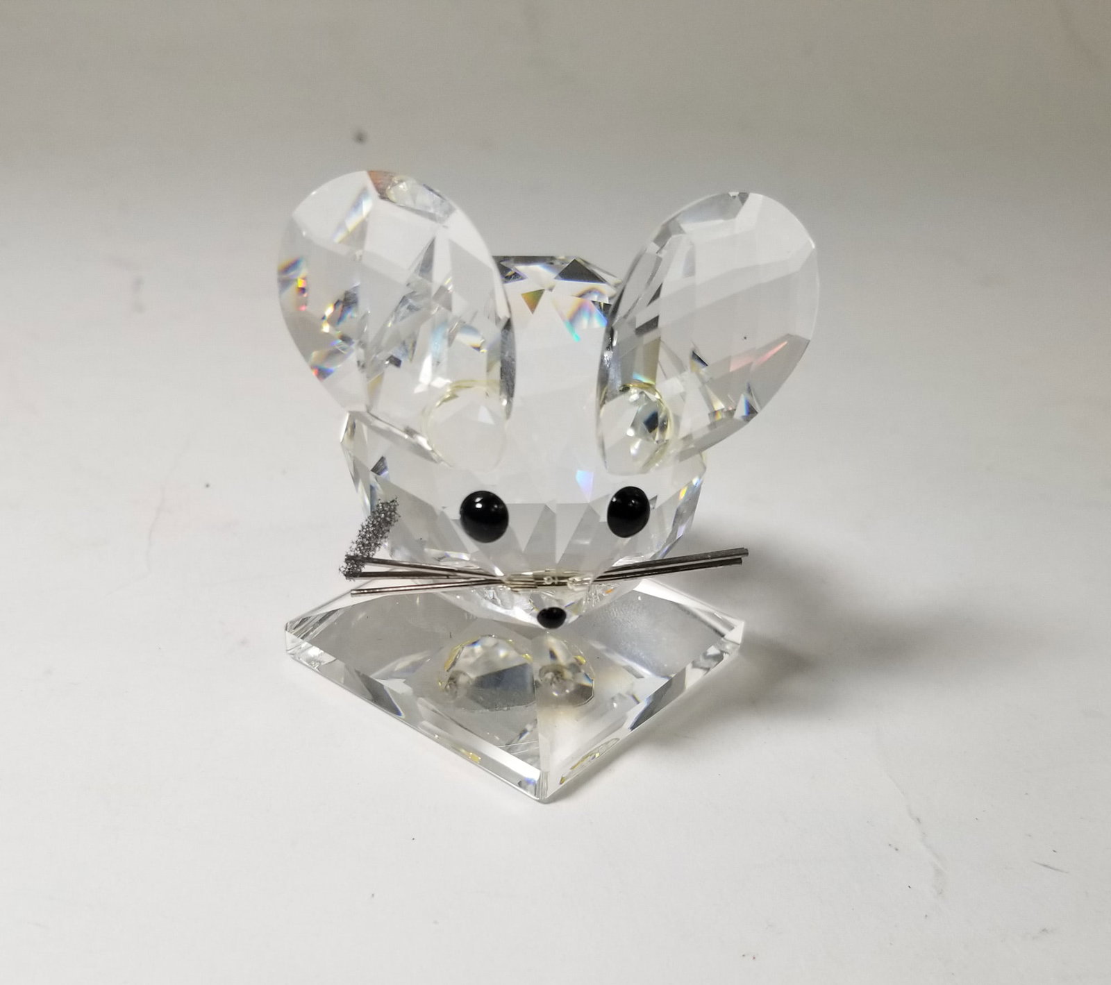 Swarovski Silver Crystal Field Mouse IOB - 2