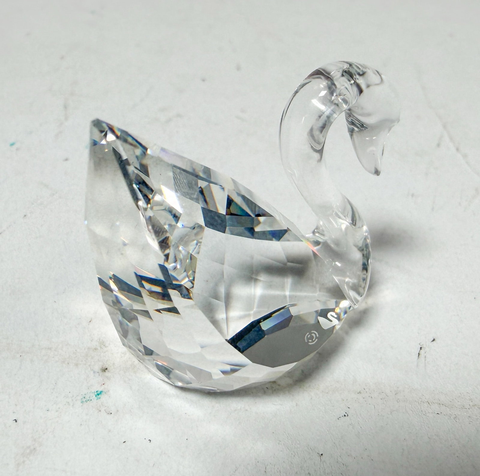 1995 Swarovski Collector's Society Crystal Swan IOB - 3