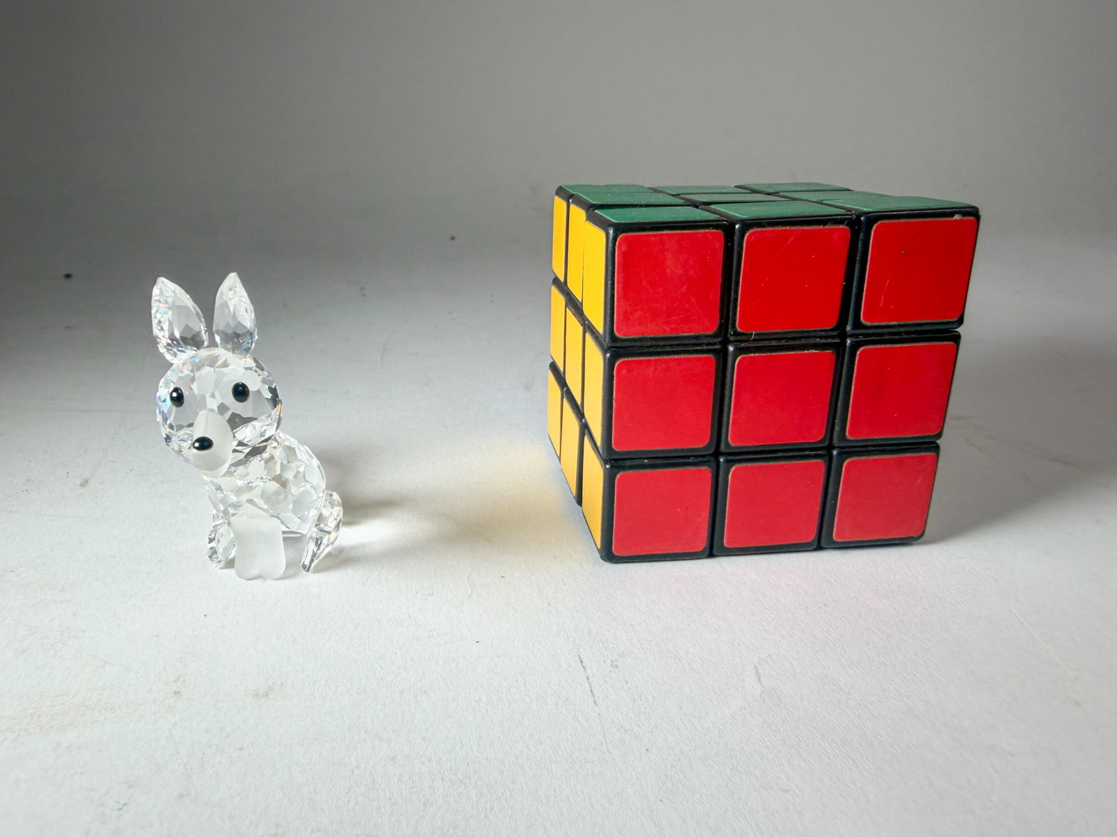 Swarovski Silver Crystal Fox IOB - 4