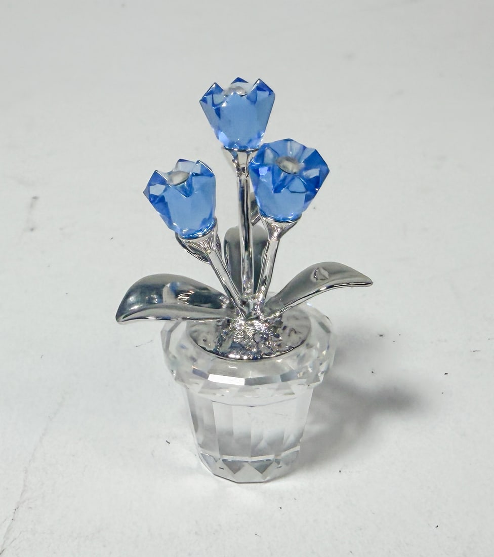 Swarovski Crystal Forget Me Not IOB - 2