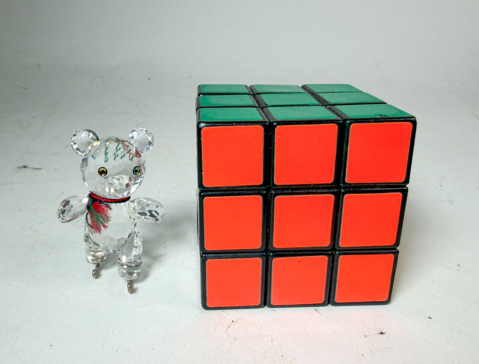 Swarovski Silver Crystal "Kris Bear on Skates" IOB - 4