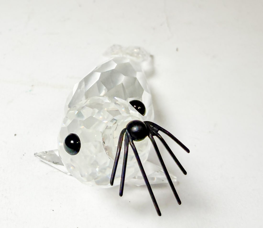Swarovski Silver Crystal Seal IOB - 5