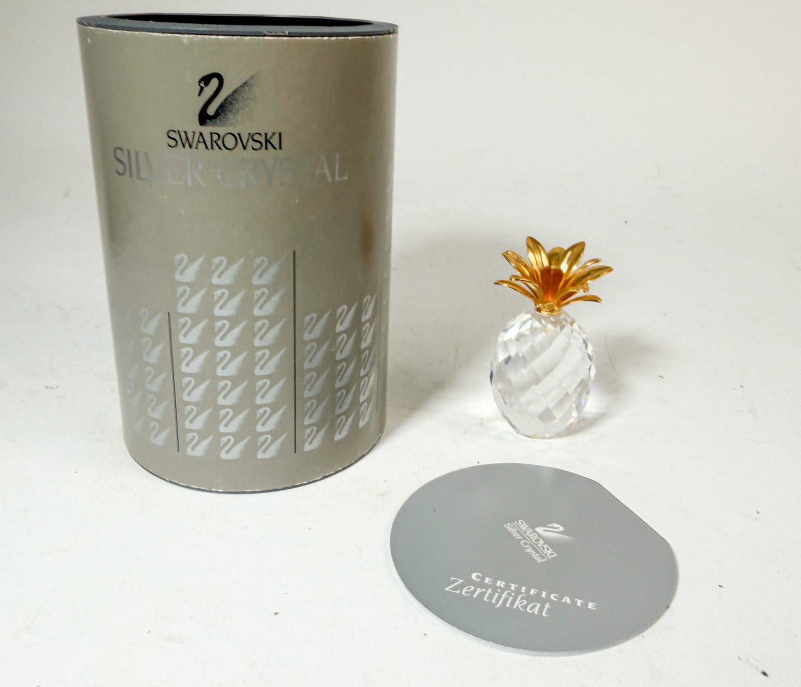Swarovski Silver Crystal Pineapple IOB (1 of 4)