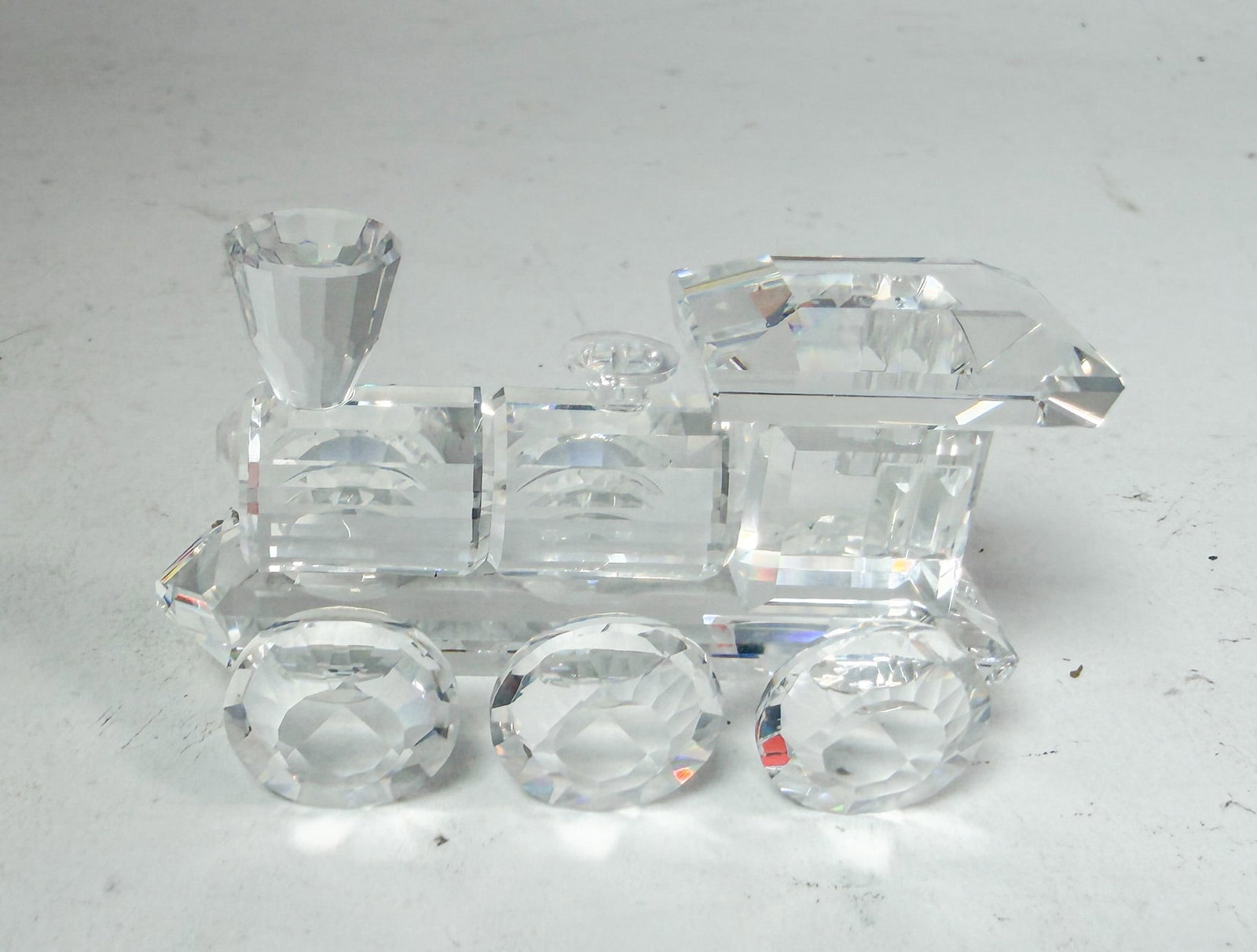 Swarovski Silver Crystal Locomotive IOB - 2