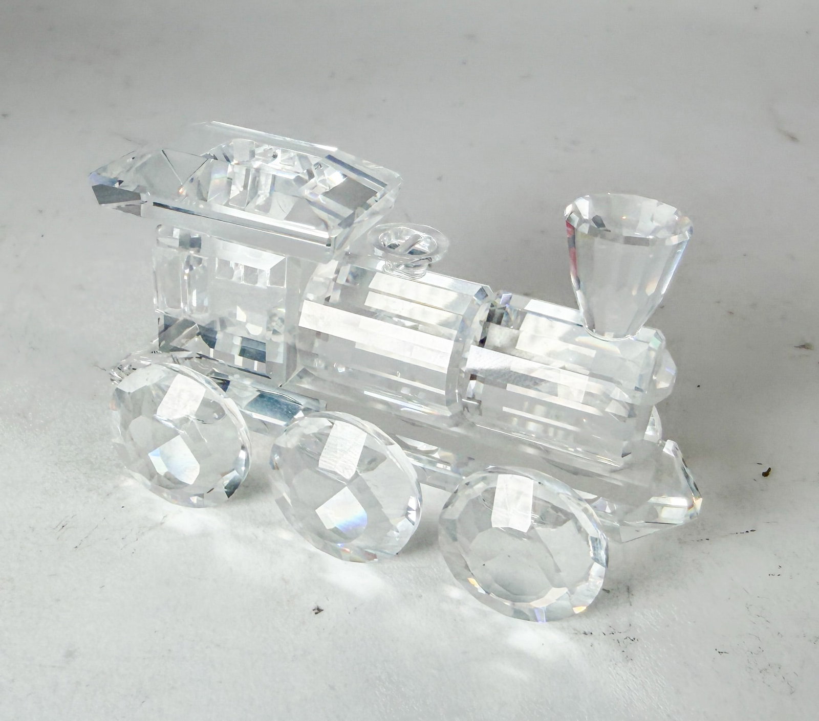 Swarovski Silver Crystal Locomotive IOB - 3