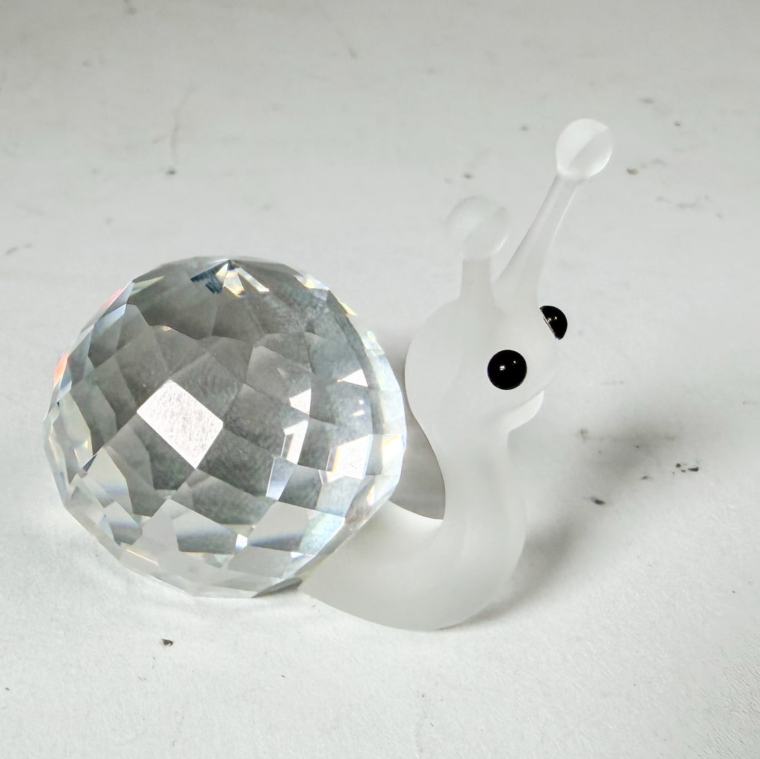 Swarovski Silver Crystal Snail IOB - 3