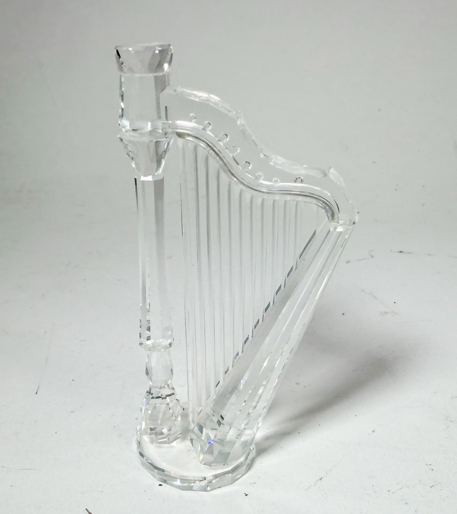 Swarovski Silver Crystal Harp IOB - 2