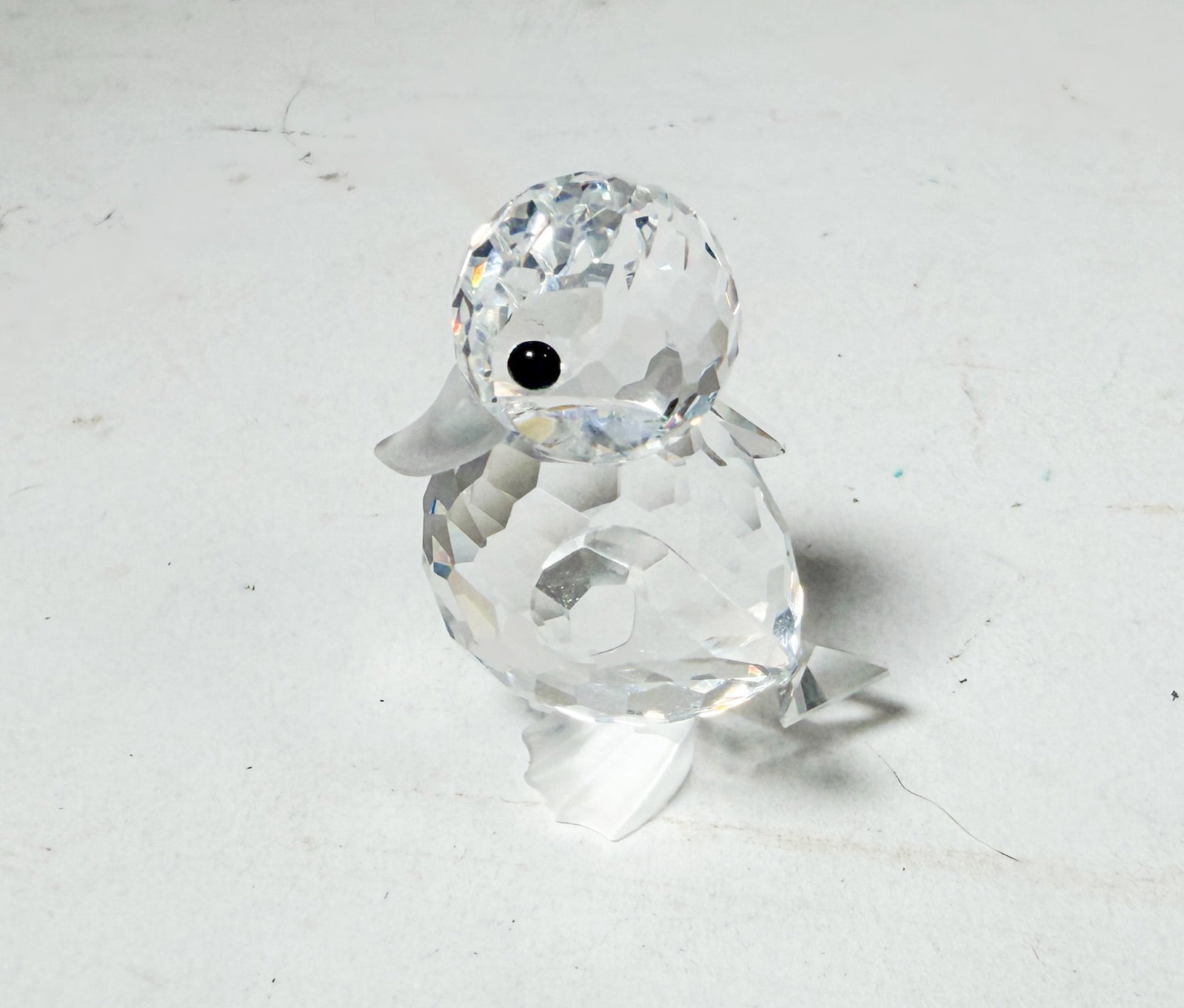 Swarovski Silver Crystal Standing Duck IOB - 2