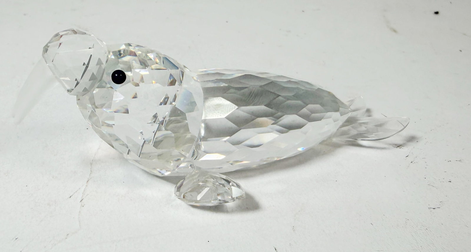 Swarovski Silver Crystal Walrus IOB - 2