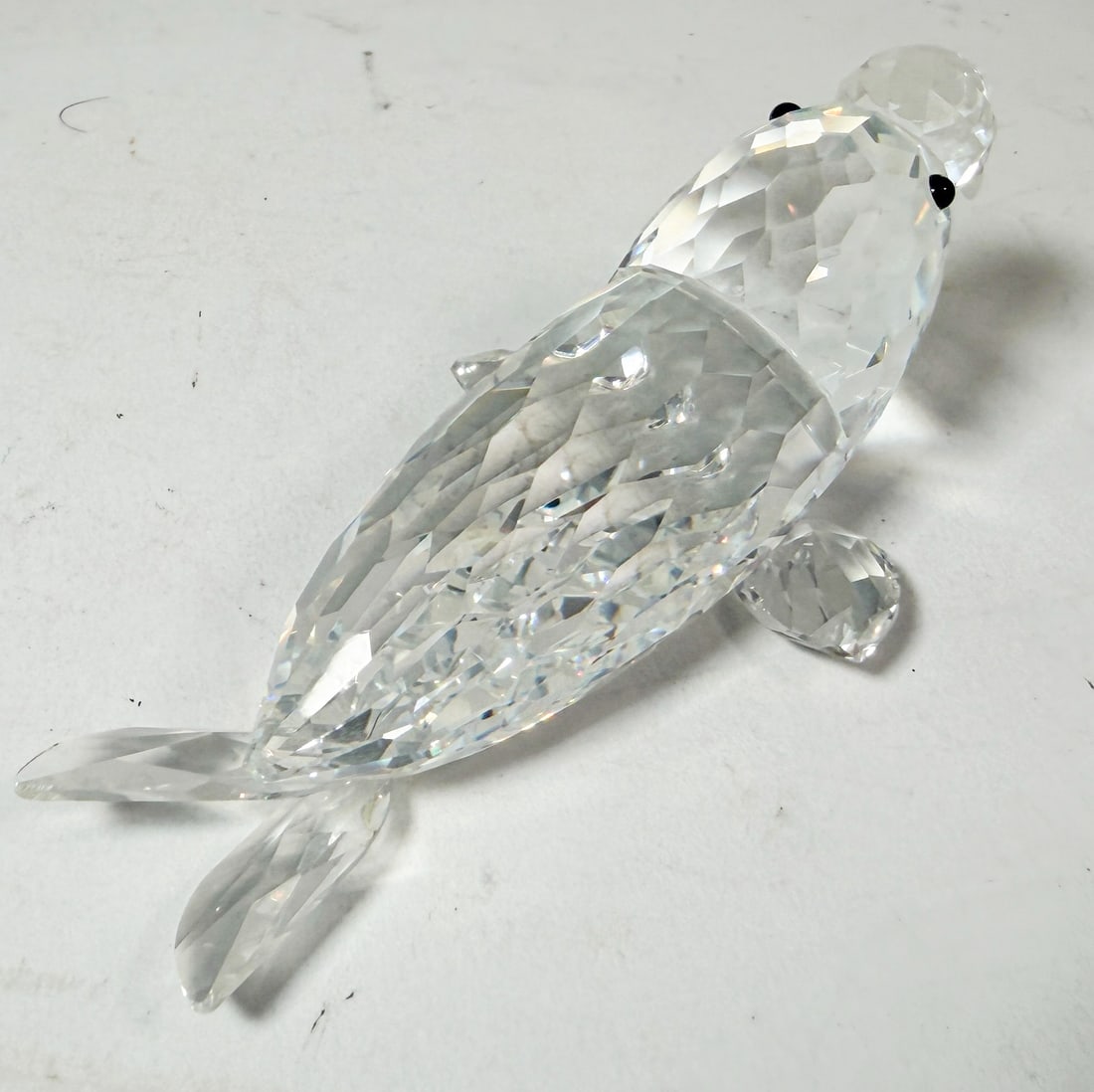 Swarovski Silver Crystal Walrus IOB - 3