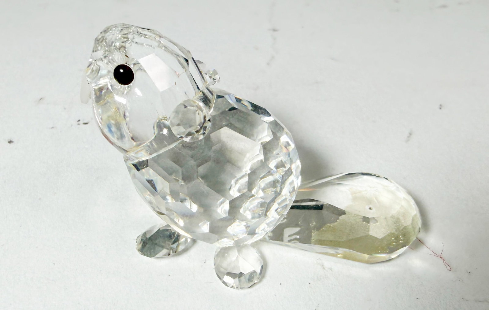 Swarovski Silver Crystal Baby Beaver IOB - 2