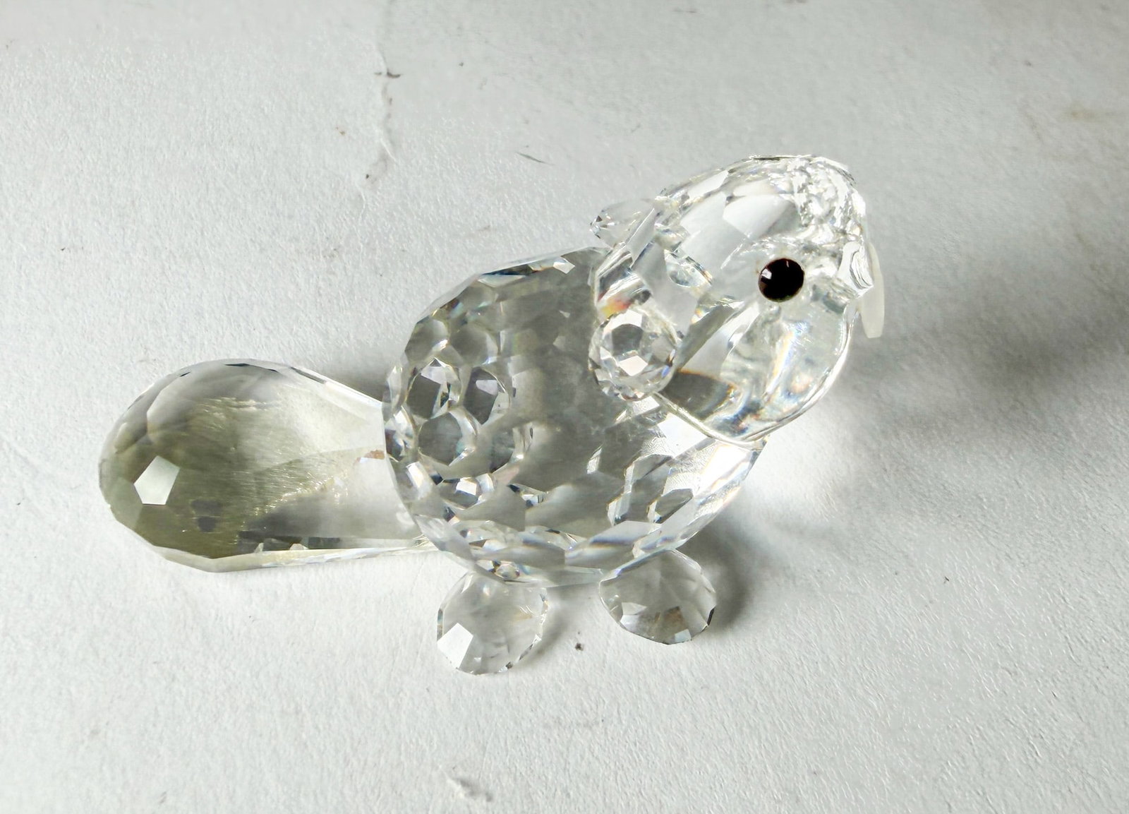 Swarovski Silver Crystal Baby Beaver IOB - 3