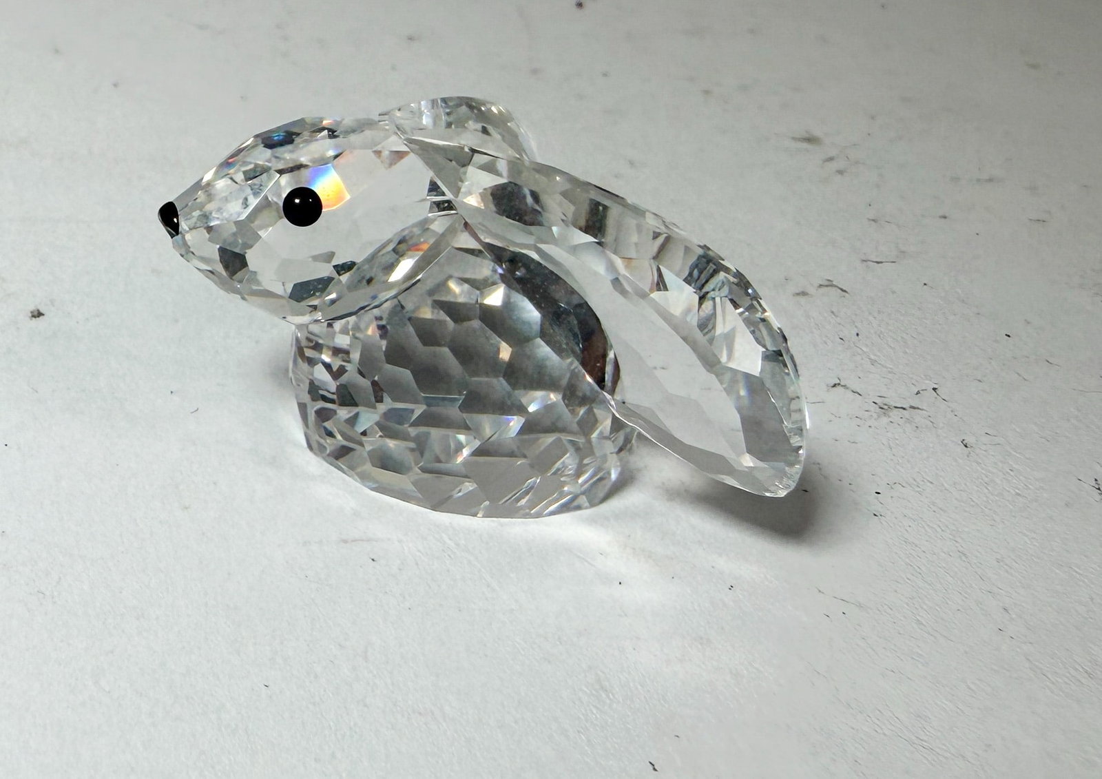Swarovski Silver Crystal Lop Earred Bunny IOB - 3