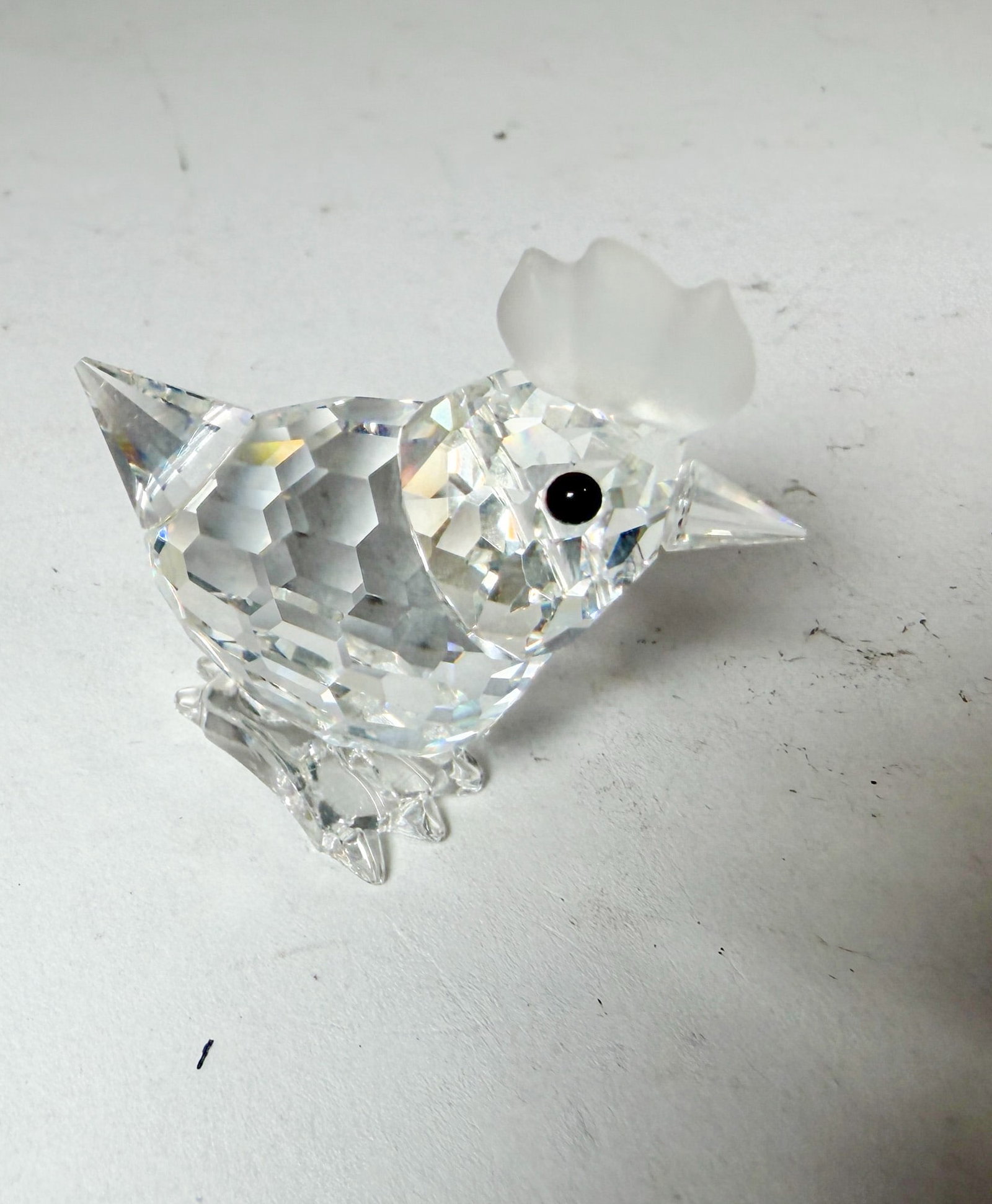 Swarovski Silver Crystal Hen IOB - 2