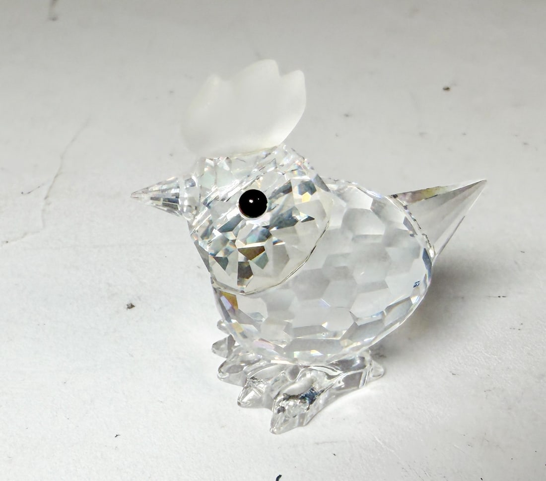 Swarovski Silver Crystal Hen IOB - 3