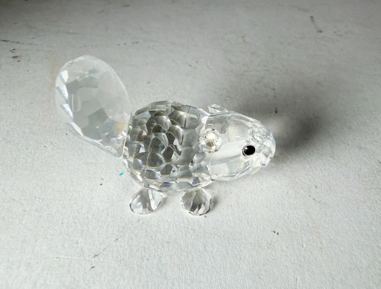 Swarovski Silver Crystal Baby Standing Beaver IOB - 2
