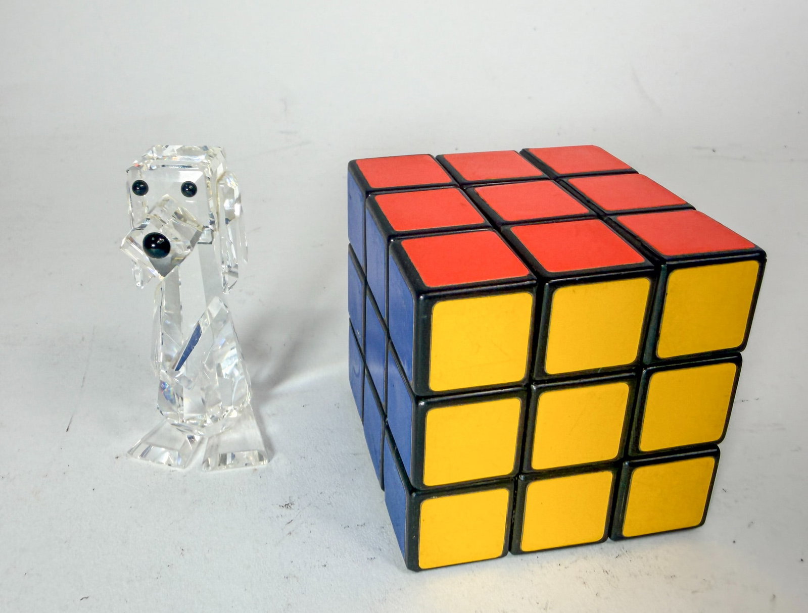 Swarovski Silver Crystal Hound Dog IOB - 3