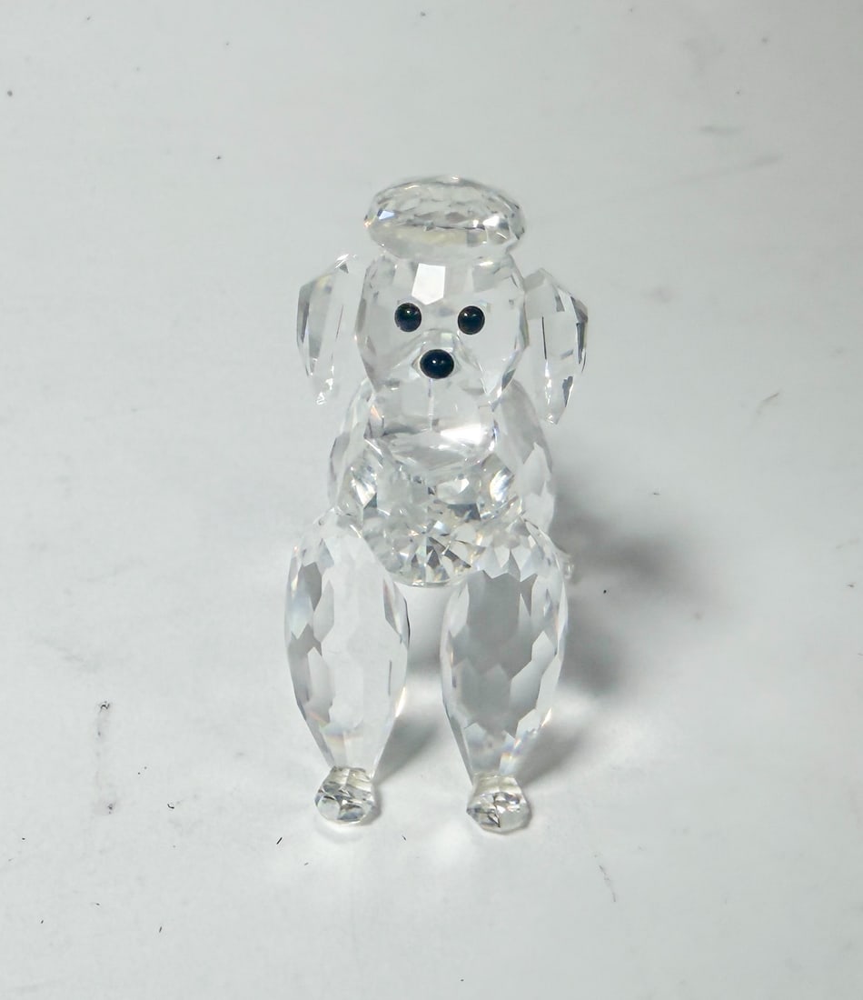 Swarovski Silver Crystal Poodle IOB - 3
