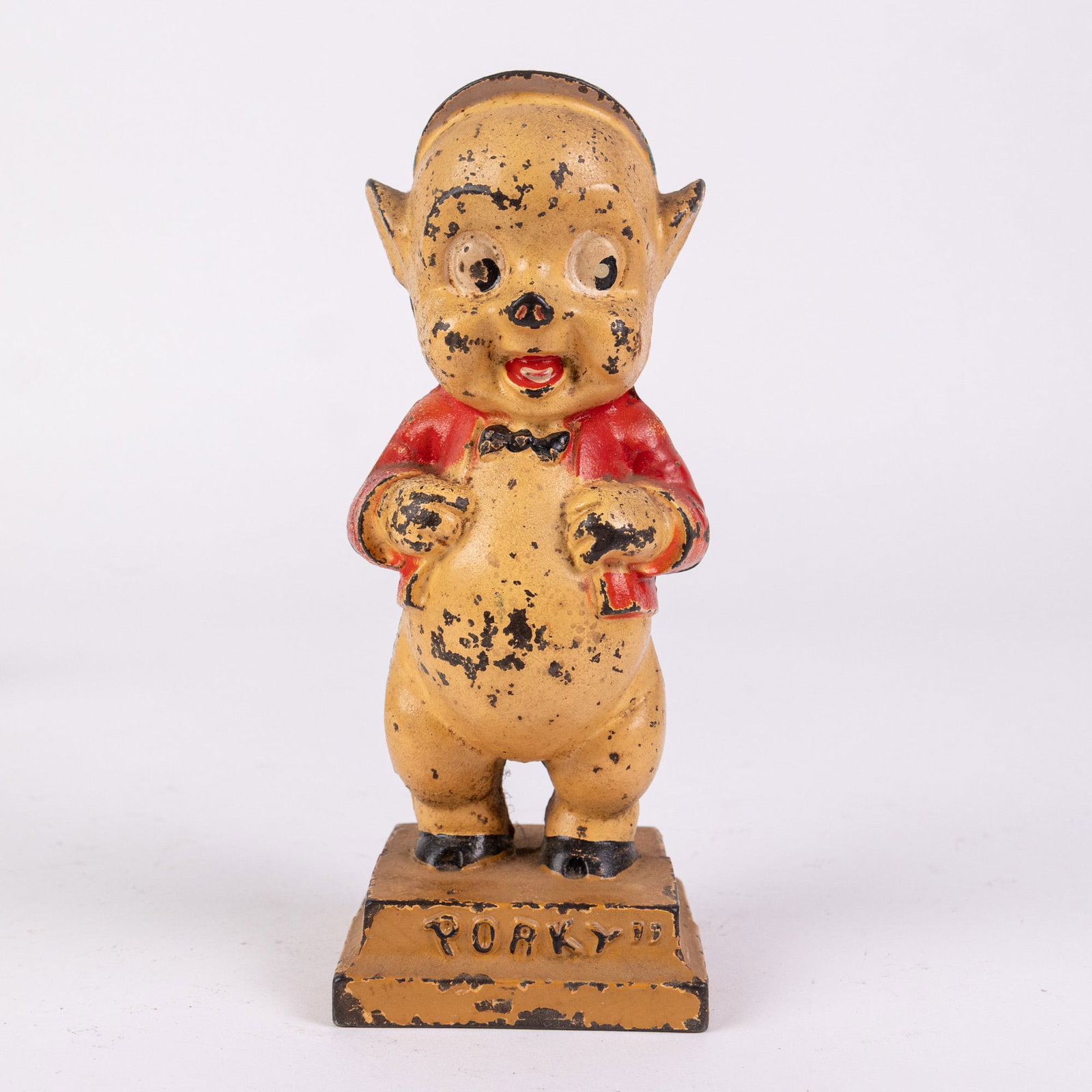 Hubley "Porky" Cast Iron Still Bank (1 of 7)